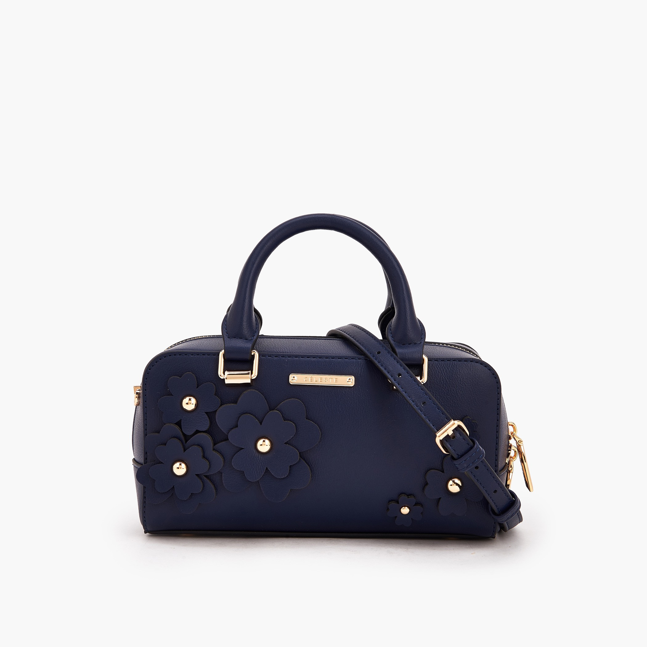 Celeste Floral Accent Crossbody Bag with Double Handle-women-bagsandwallets-handbags-image-1