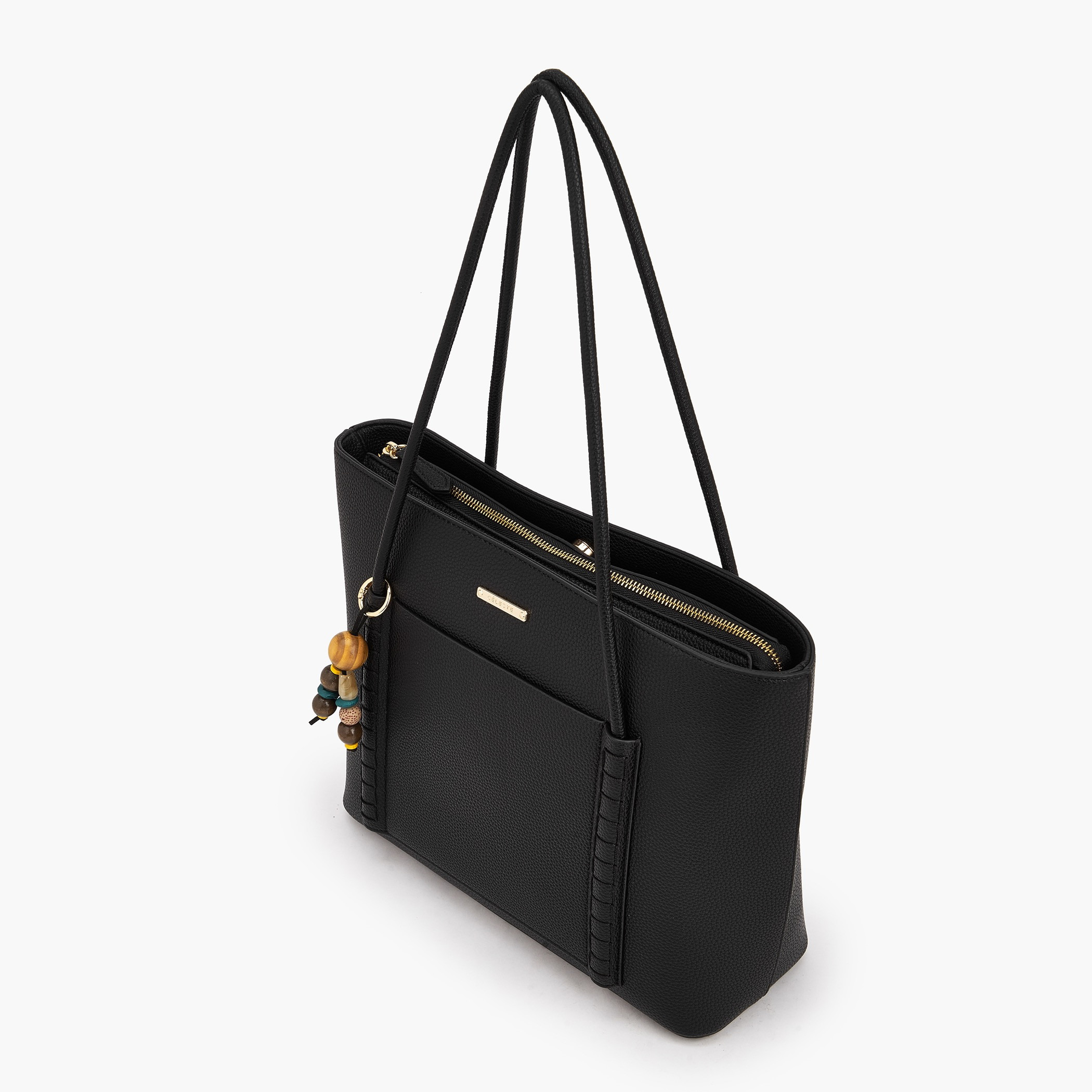 Celeste Textured Tote Bag with Bag Charm-women-bagsandwallets-handbags-image-5