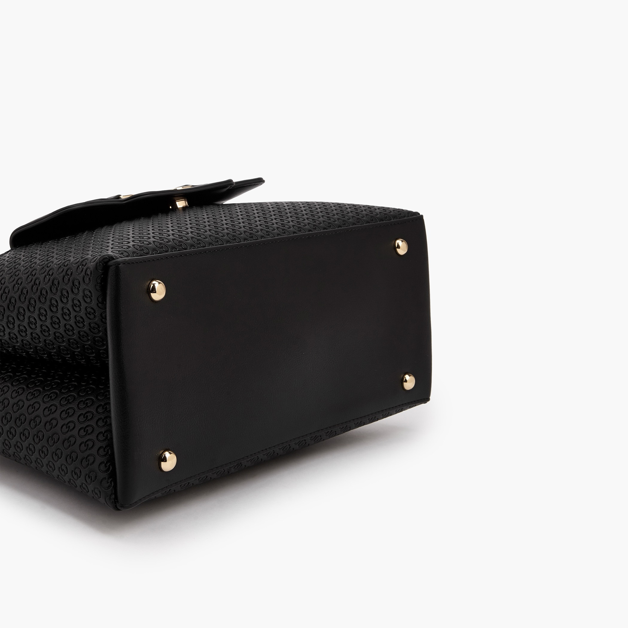 Celeste Monogram Embossed Tote Bag with Double Handles-women-bagsandwallets-handbags-image-6