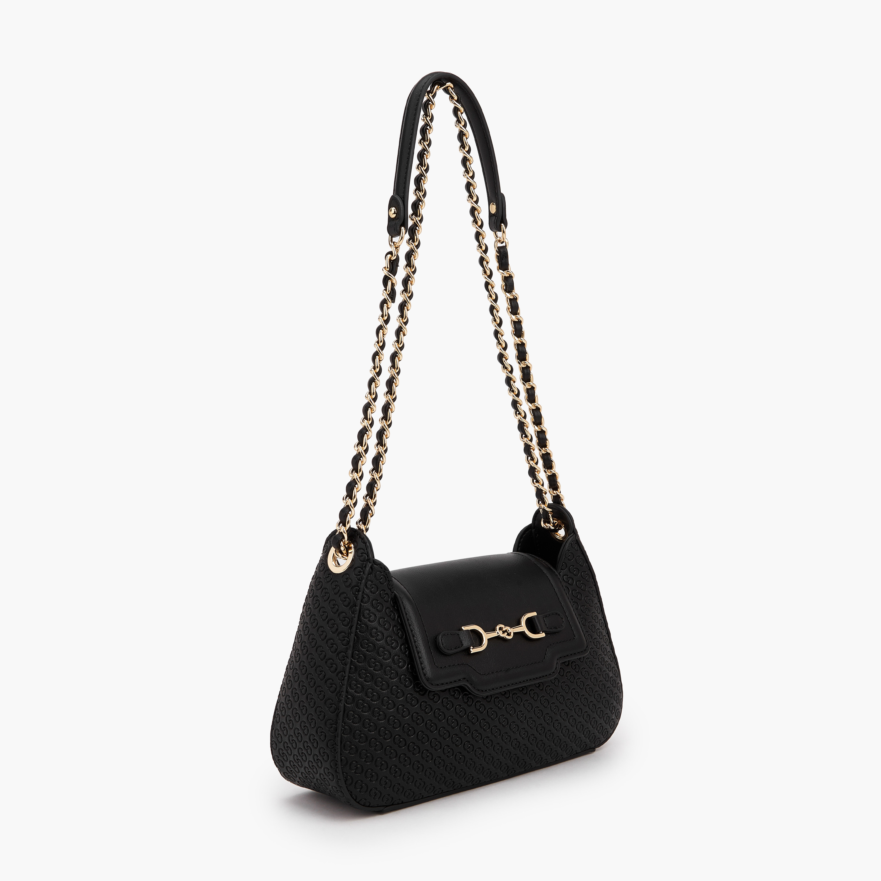 Celeste Monogram Embossed Crossbody Bag with Chain Strap-women-bagsandwallets-handbags-image-4