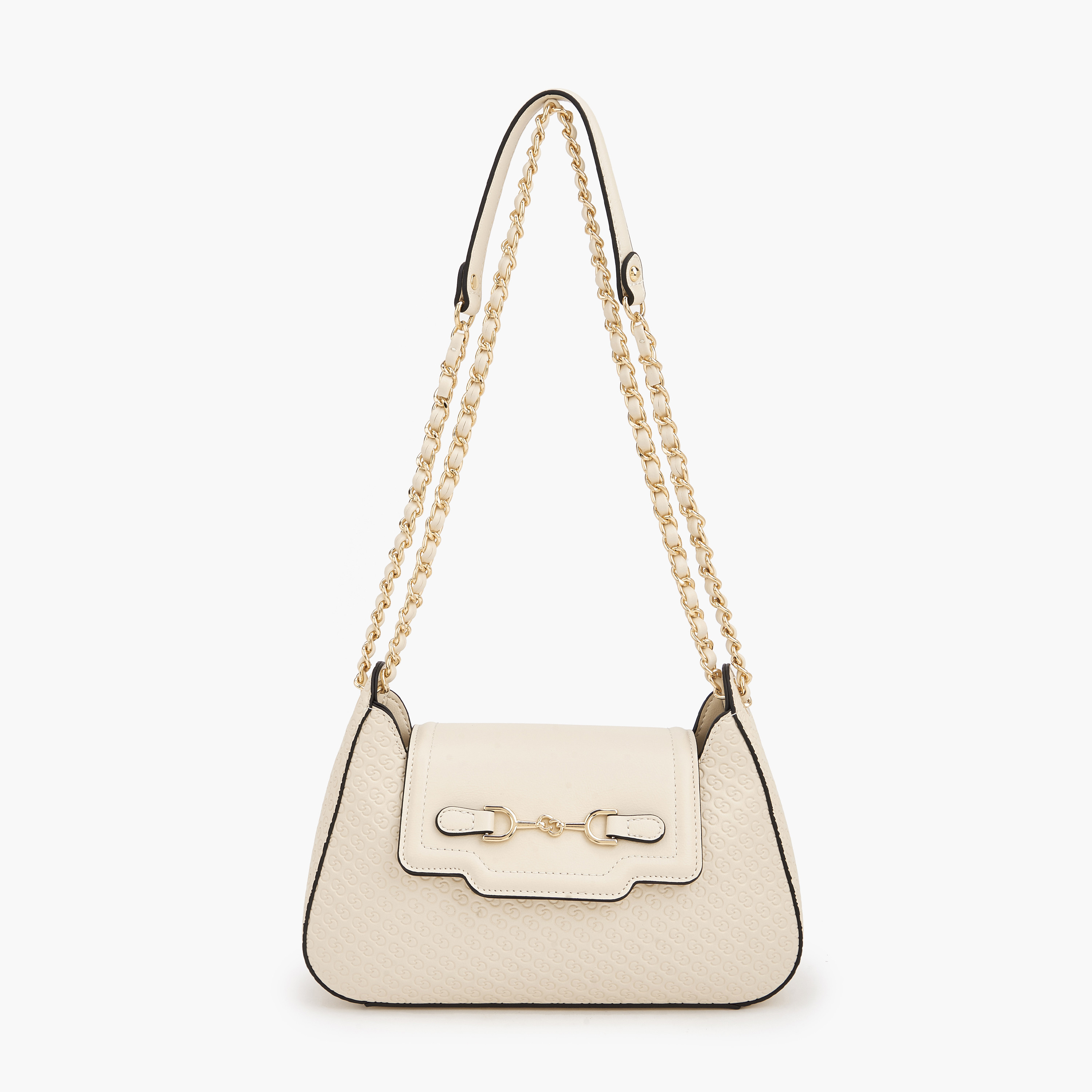 Celeste Monogram Embossed Crossbody Bag with Chain Strap-women-bagsandwallets-handbags-image-1