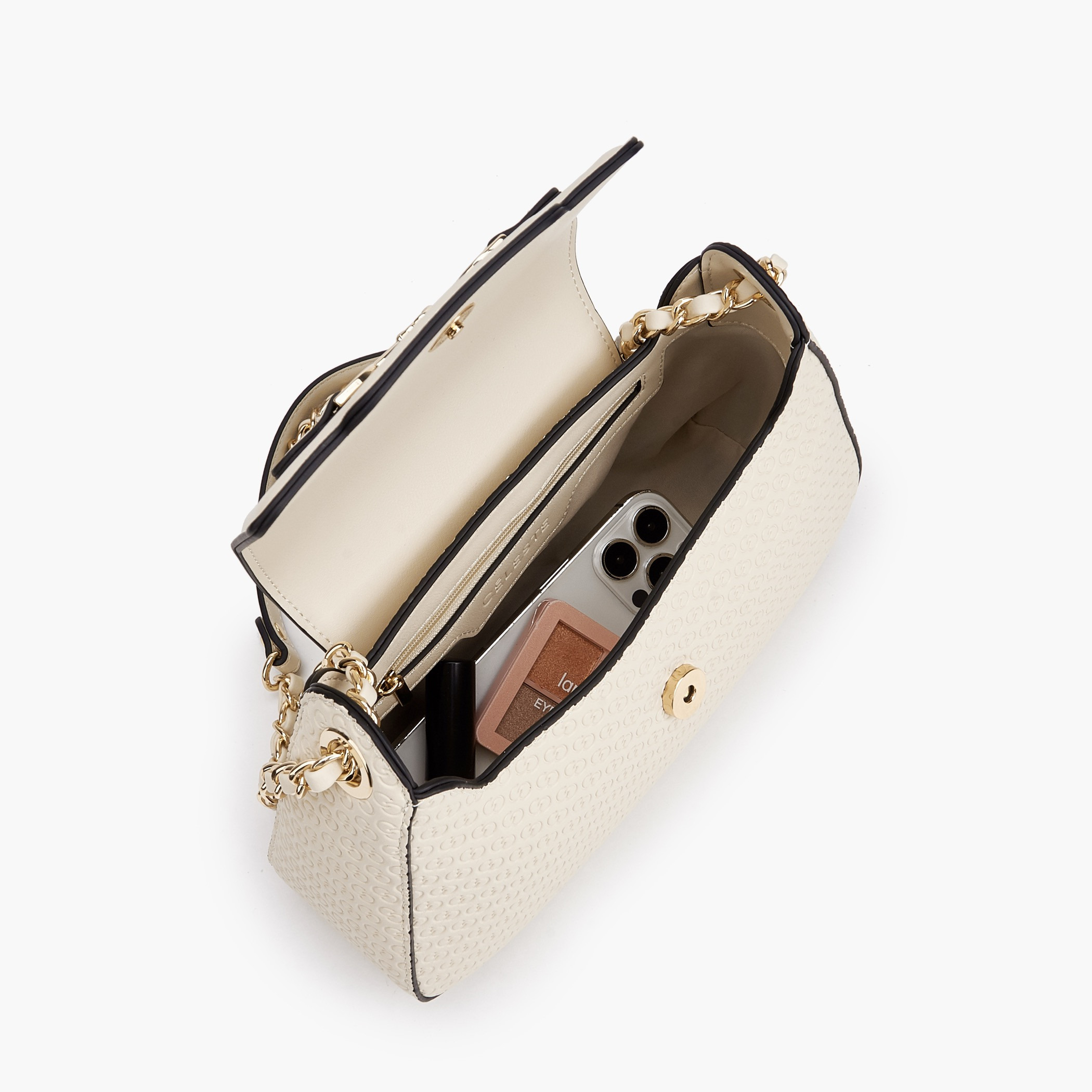 Celeste Monogram Embossed Crossbody Bag with Chain Strap-women-bagsandwallets-handbags-image-8
