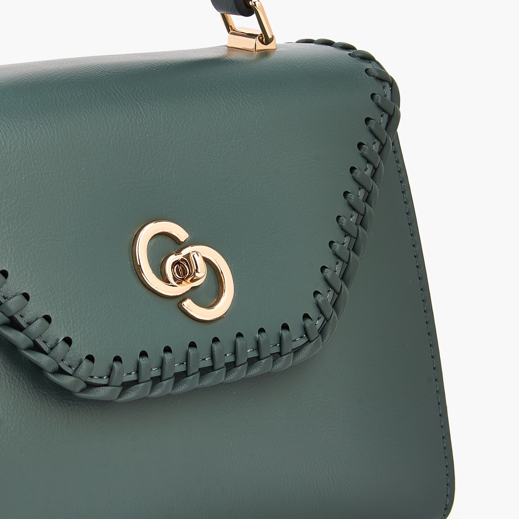 Celeste Stitch Design Satchel Bag with Twist Lock Closure-women-bagsandwallets-handbags-image-4