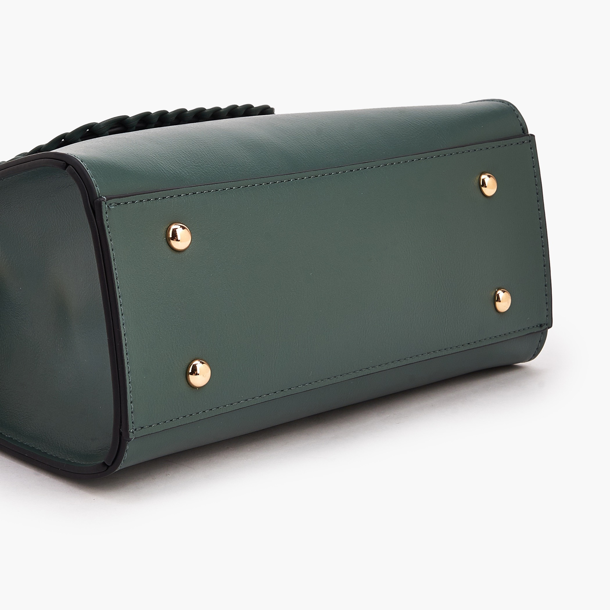 Celeste Stitch Design Satchel Bag with Twist Lock Closure-women-bagsandwallets-handbags-image-6