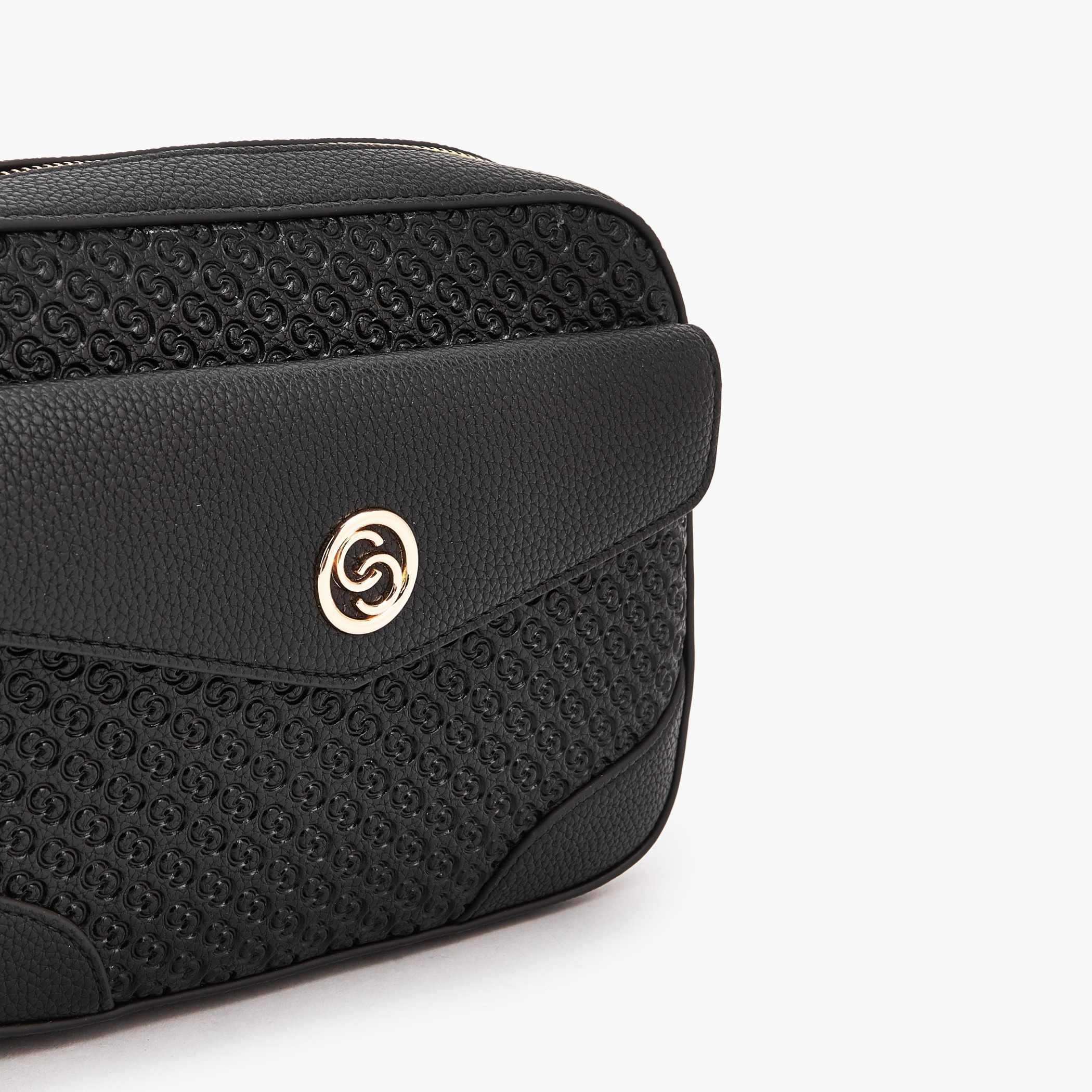 Celeste Monogram Embossed Crossbody Bag with Zip Closure-women-bagsandwallets-handbags-image-5
