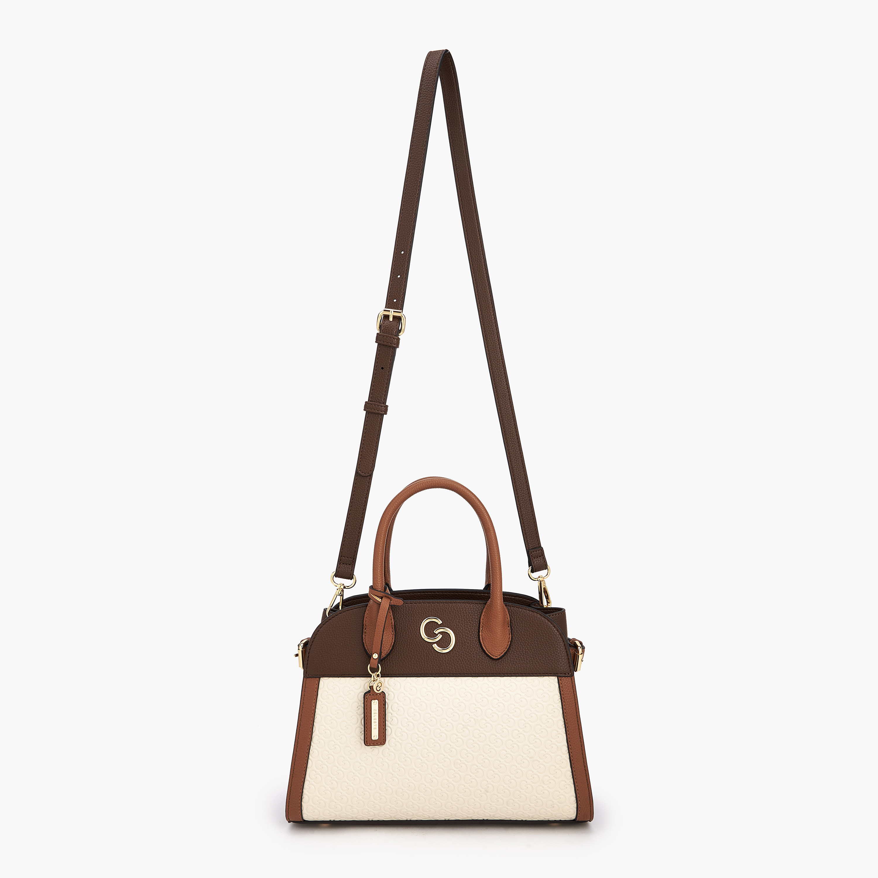 Celeste Monogram Embossed Tote Bag with Double Handle-women-bagsandwallets-handbags-image-3