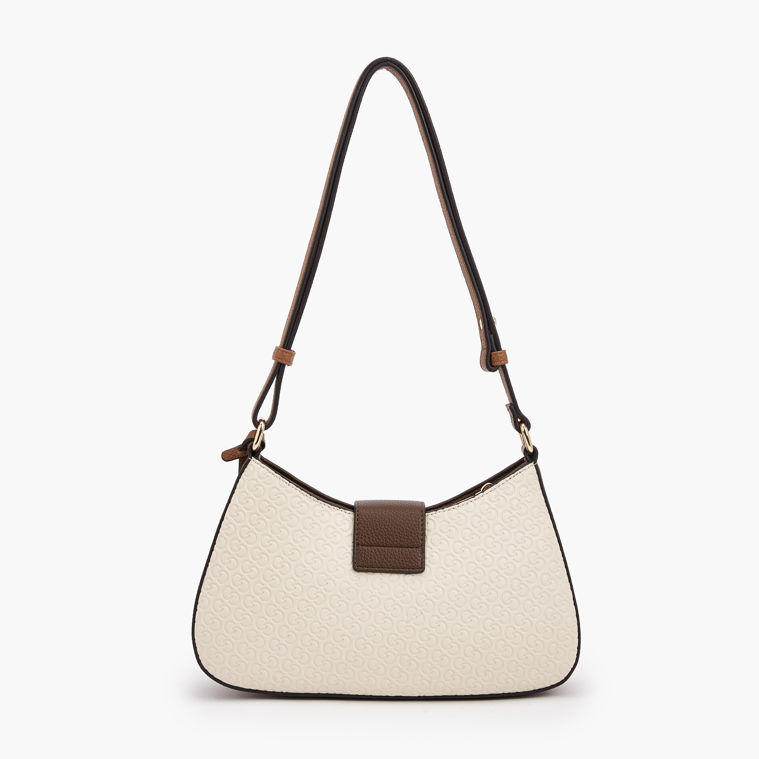 شنطة كروس بودي بنقوش مونوجرام وحزام قابل للتعديل من سيليست-women-bagsandwallets-handbags-image-6