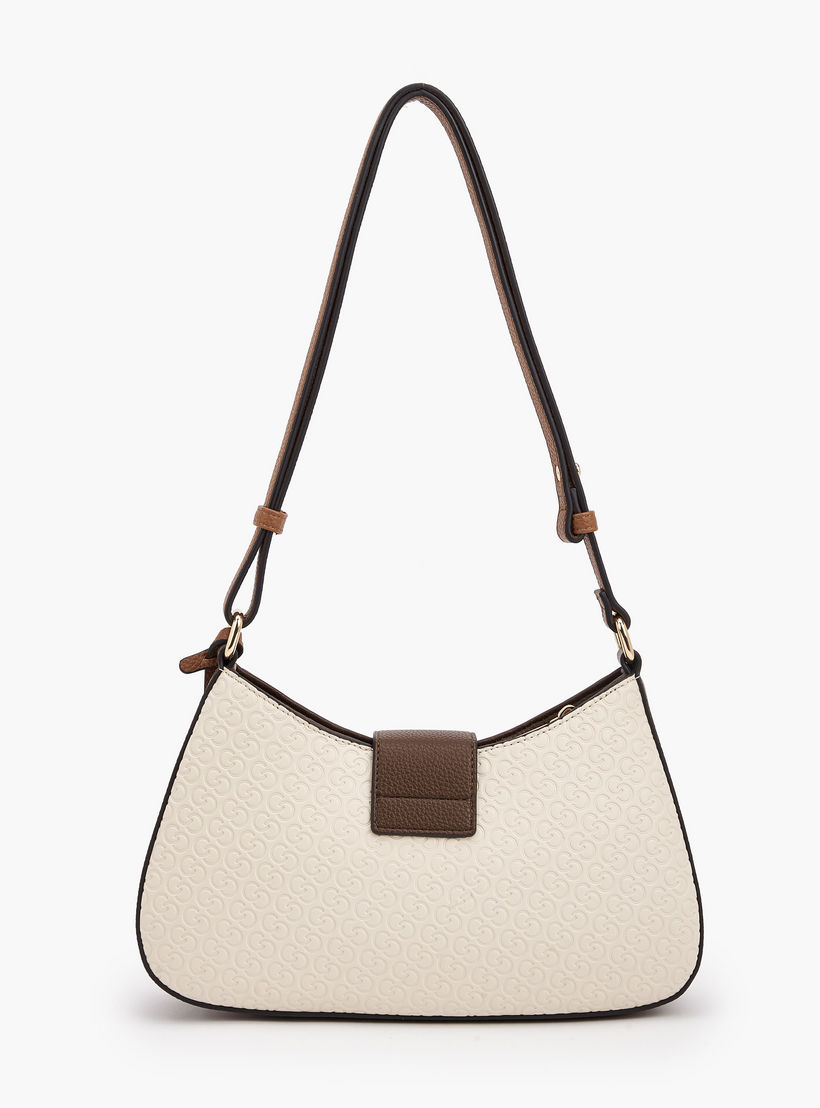 شنطة كروس بودي بنقوش مونوجرام وحزام قابل للتعديل من سيليست-women-bagsandwallets-handbags-image-6