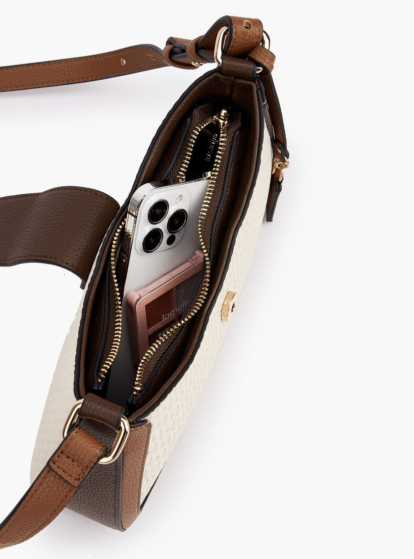شنطة كروس بودي بنقوش مونوجرام وحزام قابل للتعديل من سيليست-women-bagsandwallets-handbags-image-8