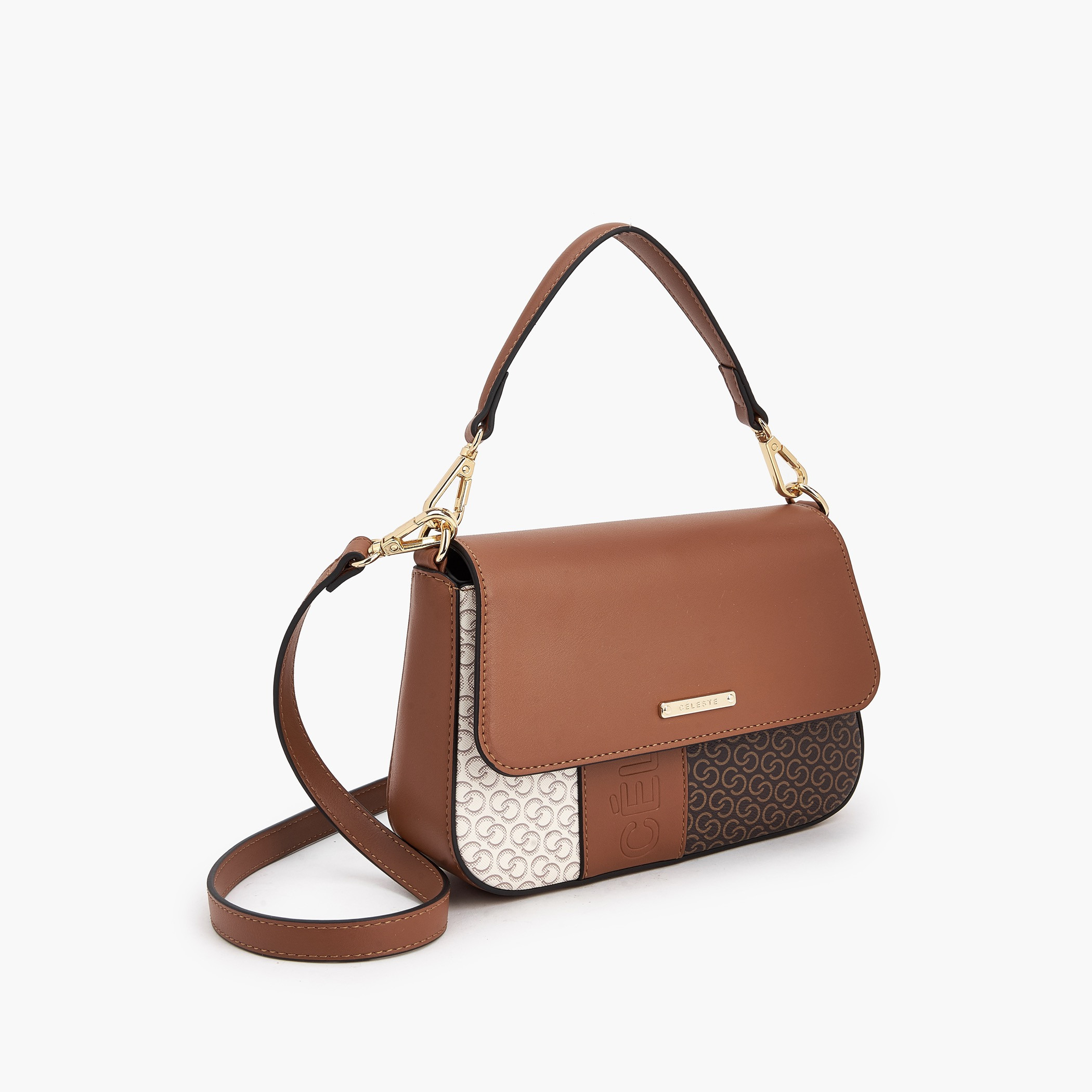 شنطة كروس بودي بمقبض وطبعات مونوجرام من سيليست-women-bagsandwallets-handbags-image-4