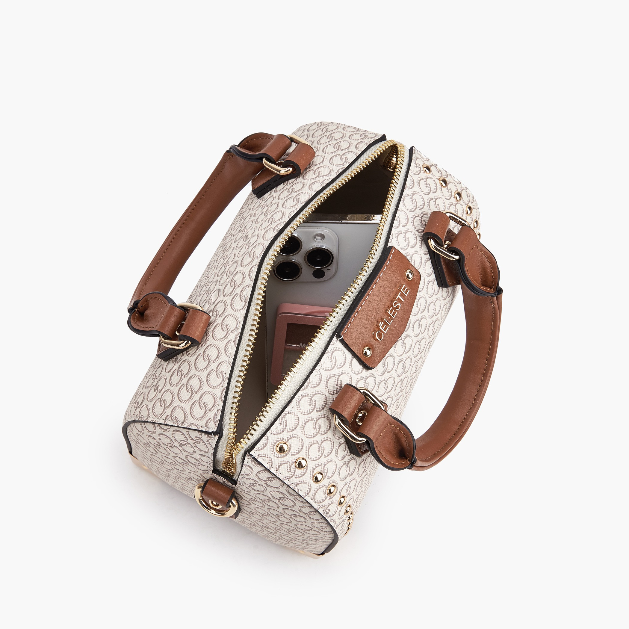 شنطة كروس بودي بارزة الملمس بحزام قابل للتعديل من سيليست-women-bagsandwallets-handbags-image-8