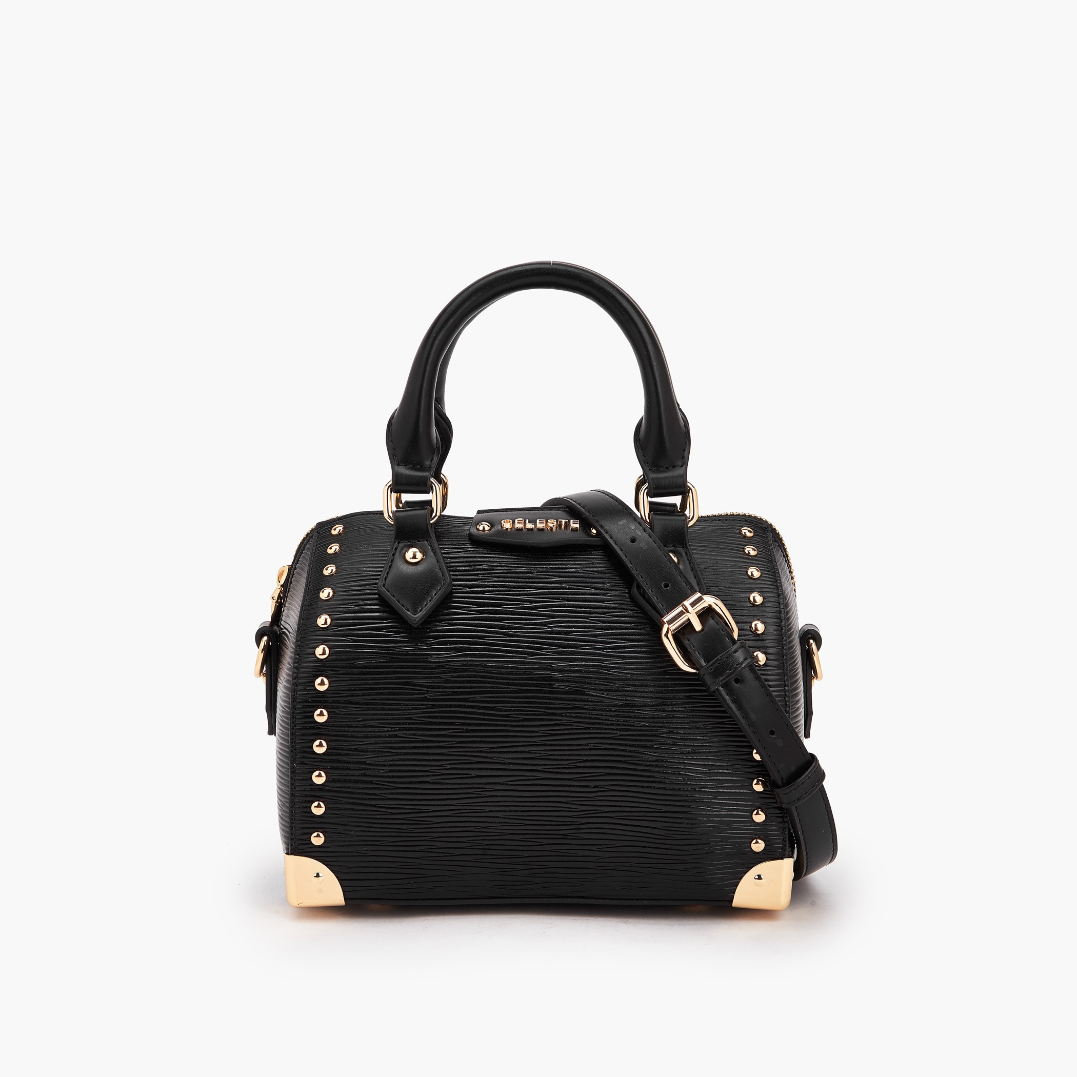 Celeste Textured Crossbody Bag with Adjustable Strap-women-bagsandwallets-handbags-image-1