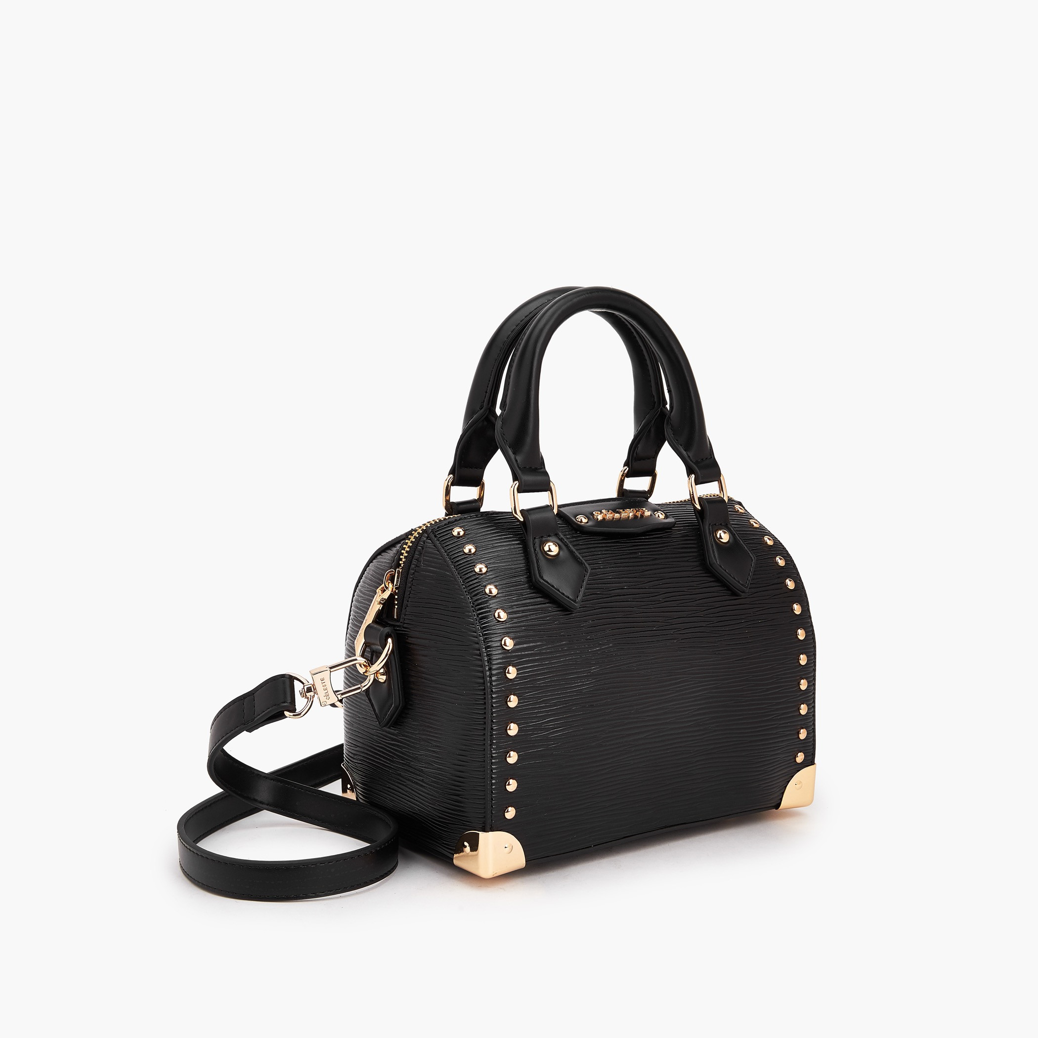 Celeste Textured Crossbody Bag with Adjustable Strap-women-bagsandwallets-handbags-image-4