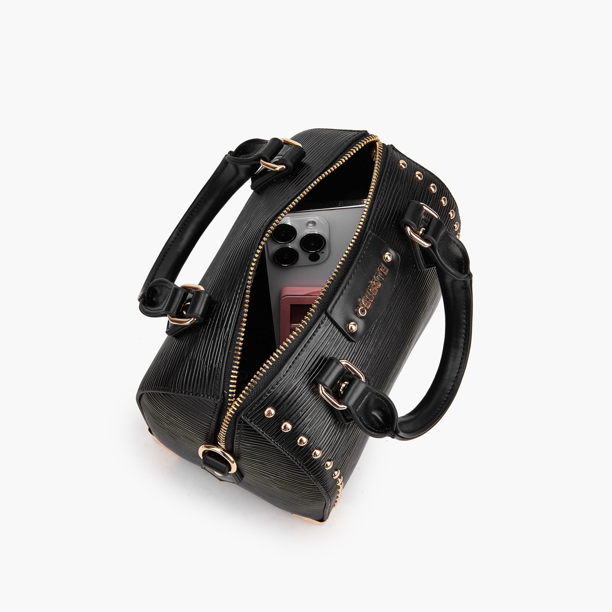 Celeste Textured Crossbody Bag with Adjustable Strap-women-bagsandwallets-handbags-image-7