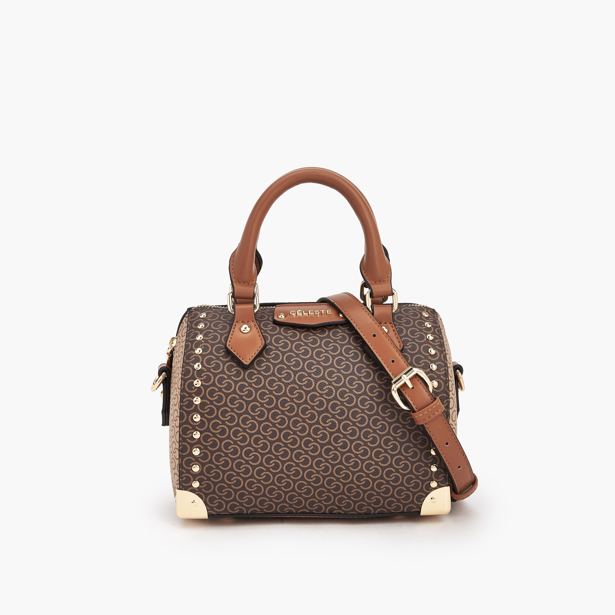 شنطة كروس بودي بارزة الملمس بحزام قابل للتعديل من سيليست-women-bagsandwallets-handbags-image-1