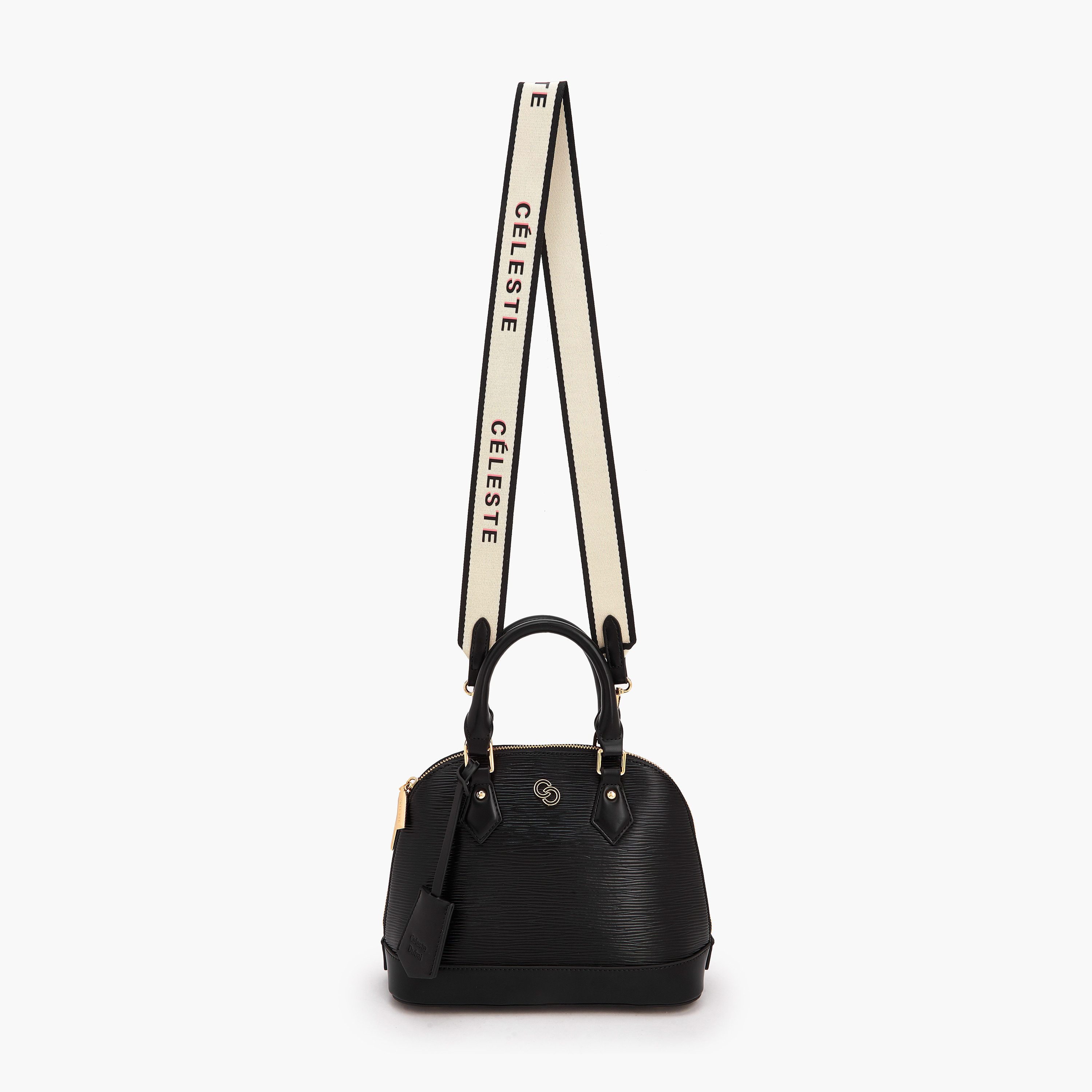 شنطة قبة بارزة الملمس بحزام قابل للفصل-women-bagsandwallets-handbags-image-3