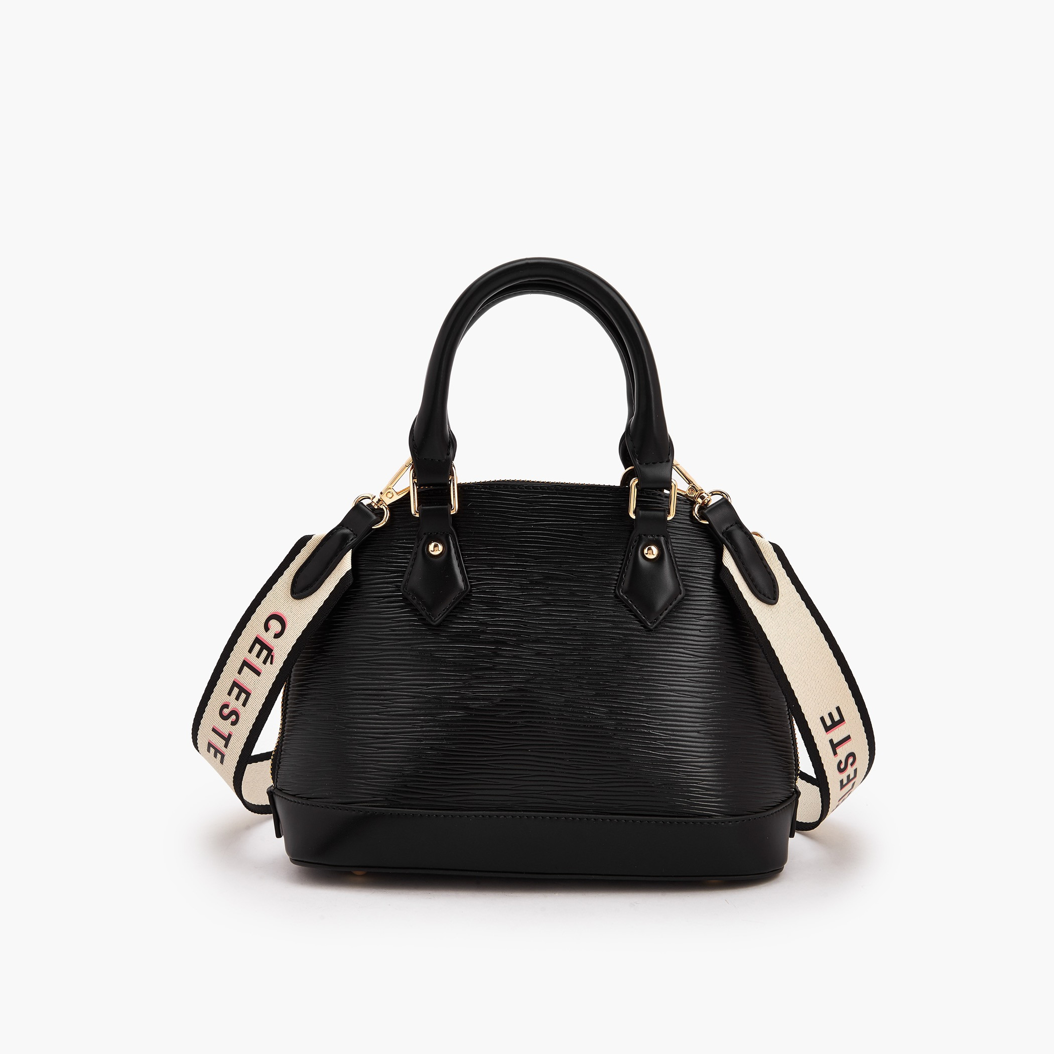 شنطة قبة بارزة الملمس بحزام قابل للفصل-women-bagsandwallets-handbags-image-6