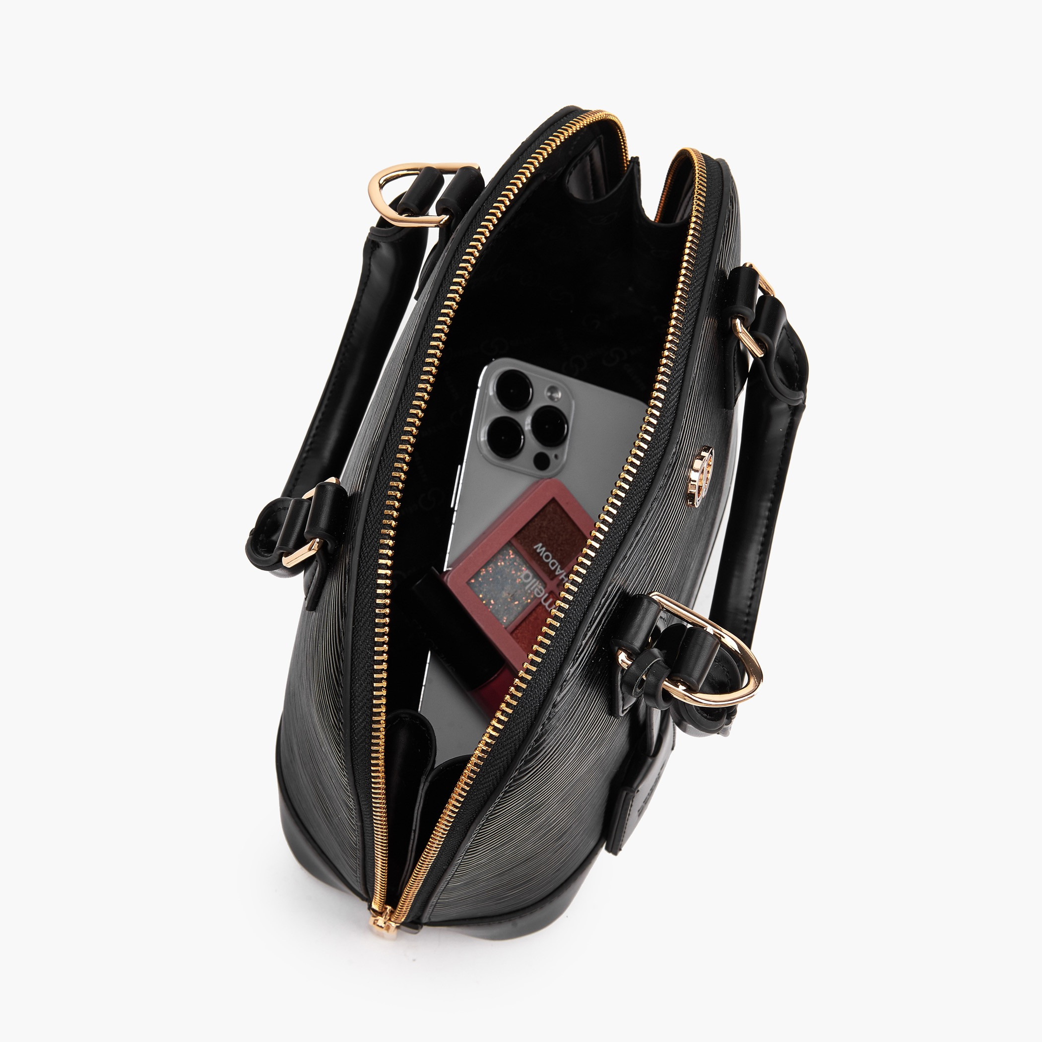 شنطة قبة بارزة الملمس بحزام قابل للفصل-women-bagsandwallets-handbags-image-8