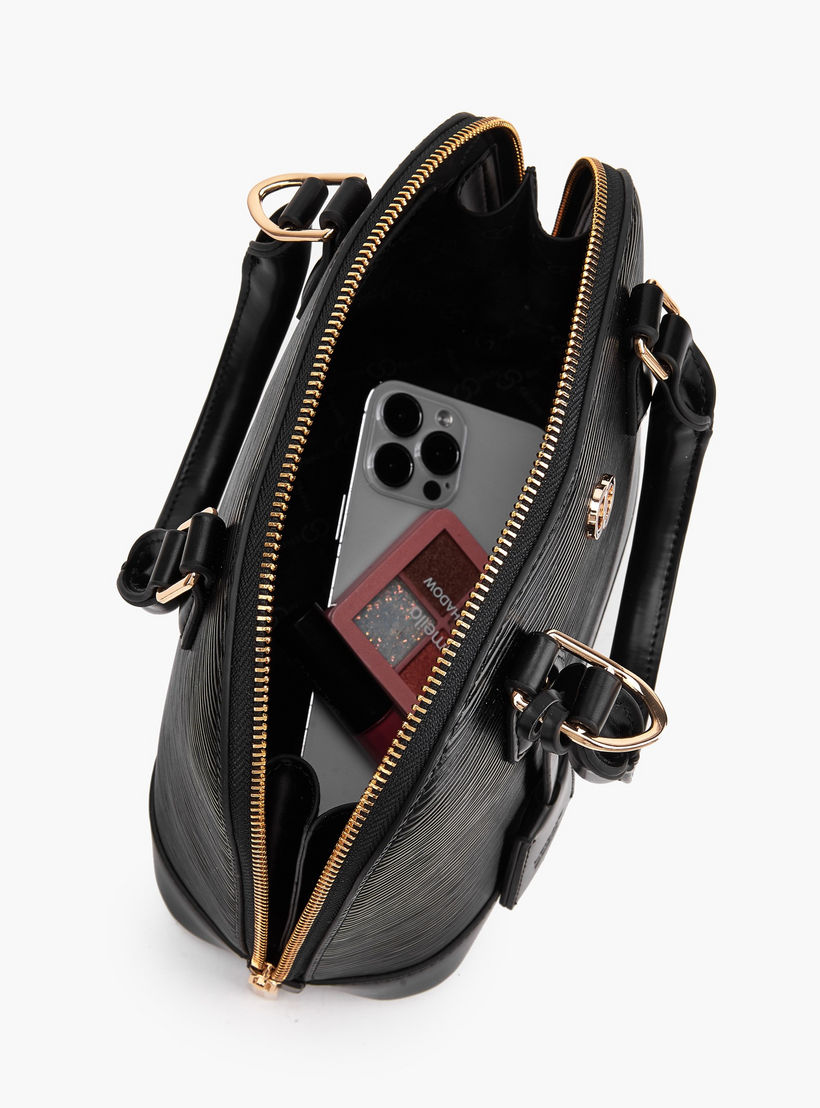 شنطة قبة بارزة الملمس بحزام قابل للفصل-women-bagsandwallets-handbags-image-8