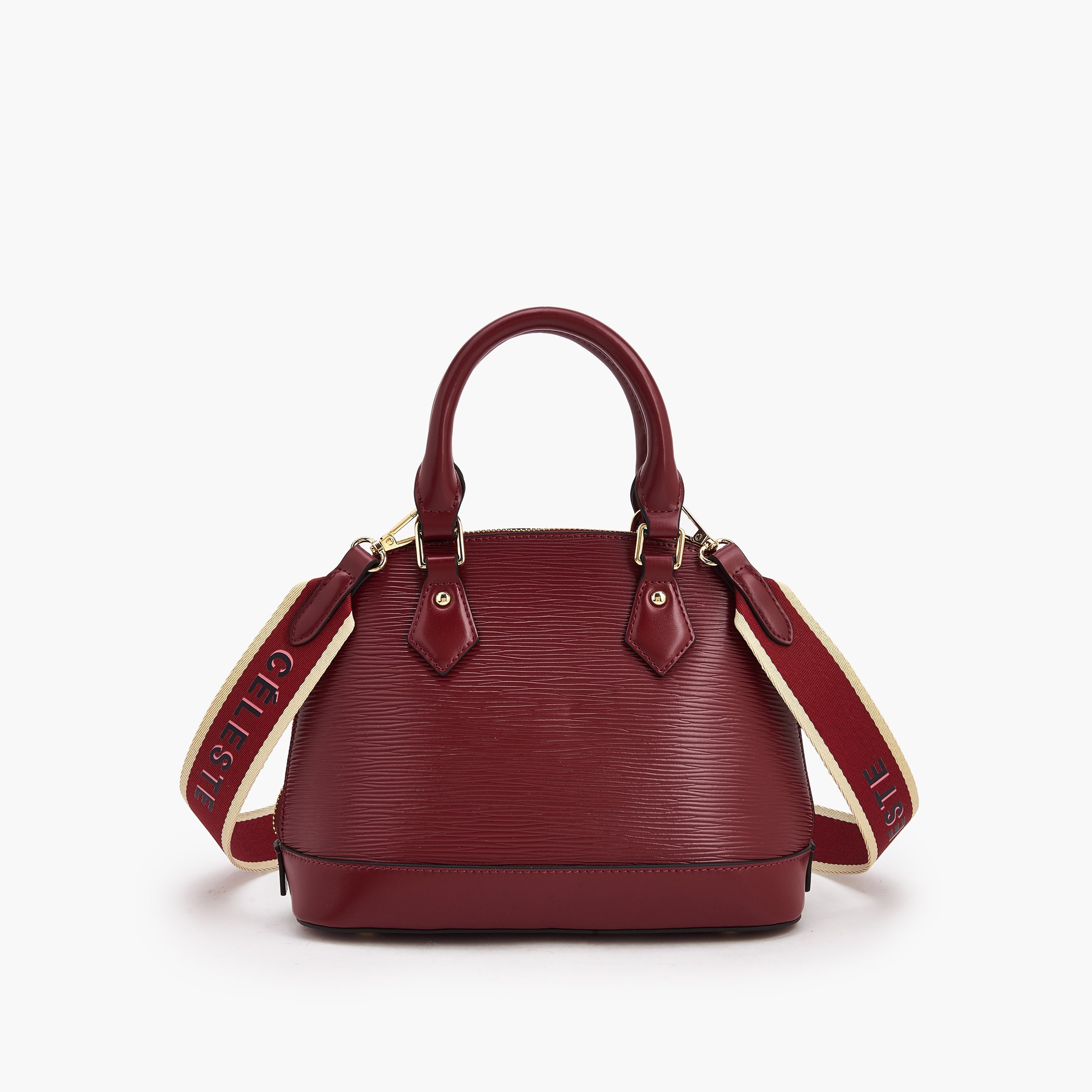 Textured Dome Bag with Detachable Strap-women-bagsandwallets-handbags-image-6