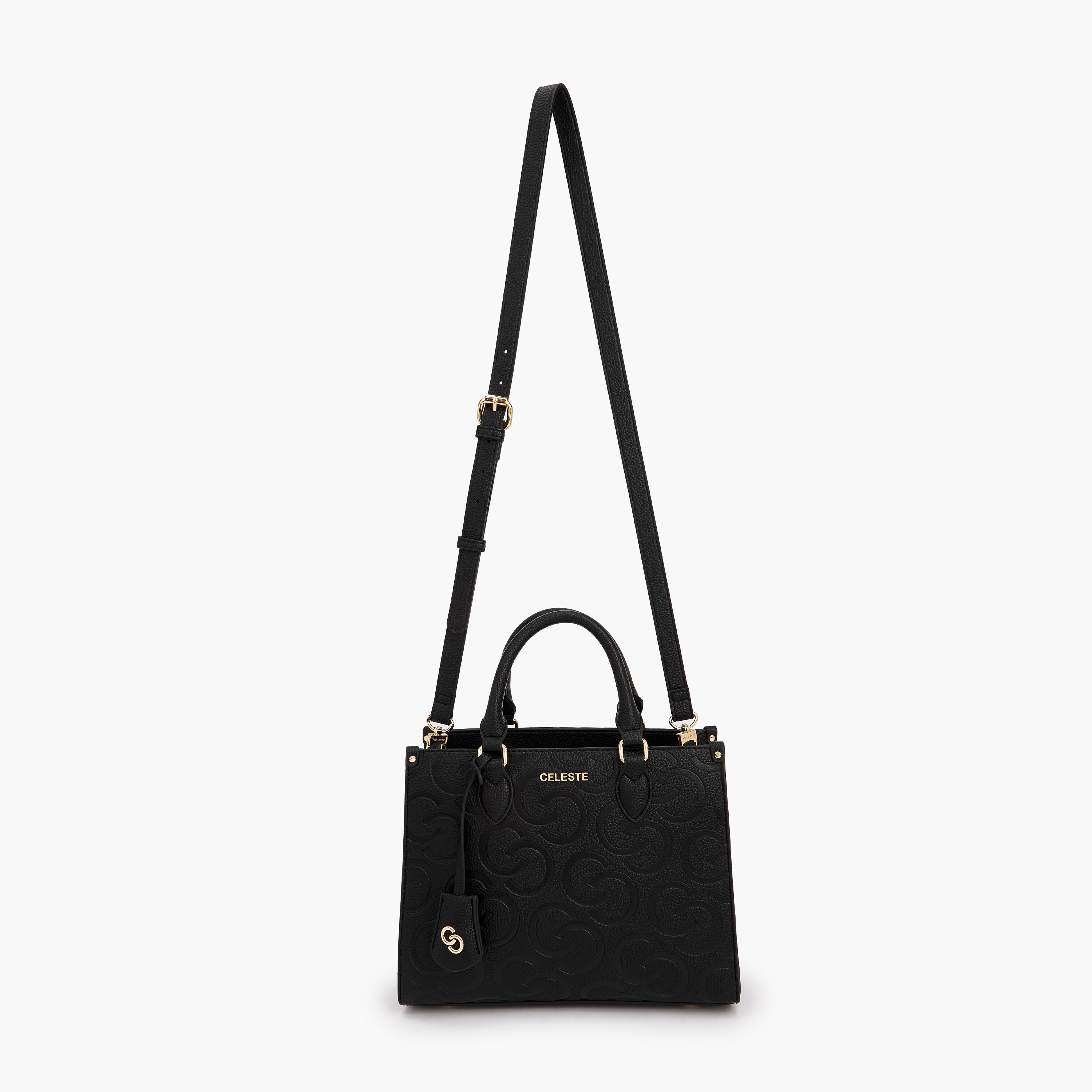 Celeste Monogram Embossed Tote Bag with Detachable Strap-women-bagsandwallets-handbags-image-3