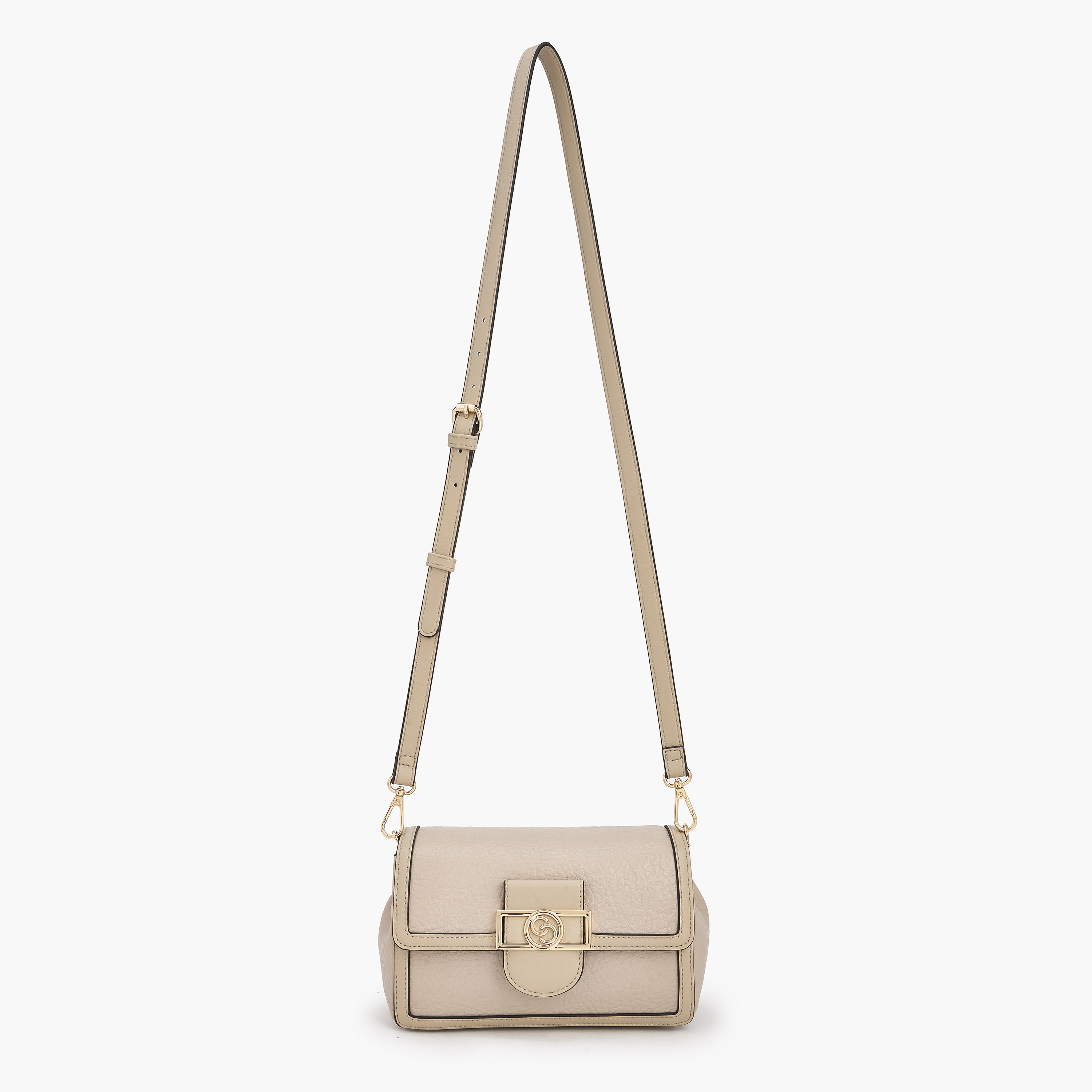Celeste Textured Crossbody Bag with Button Closure-women-bagsandwallets-handbags-image-3