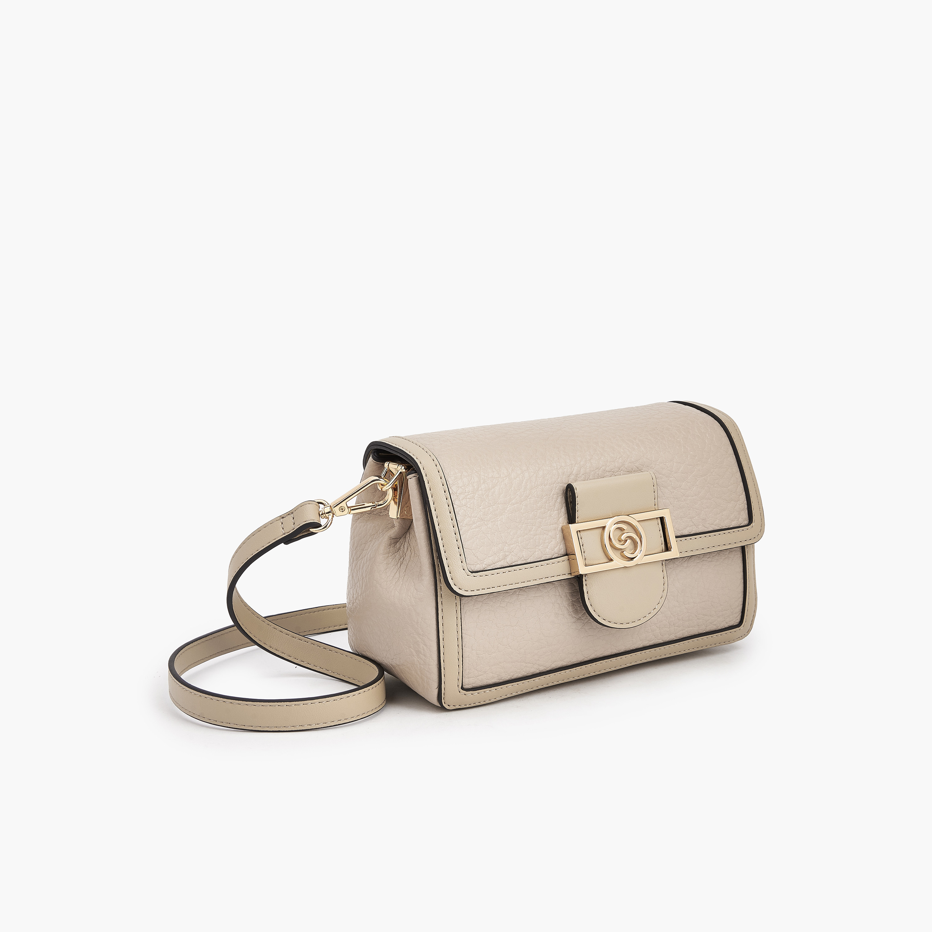 Celeste Textured Crossbody Bag with Button Closure-women-bagsandwallets-handbags-image-4