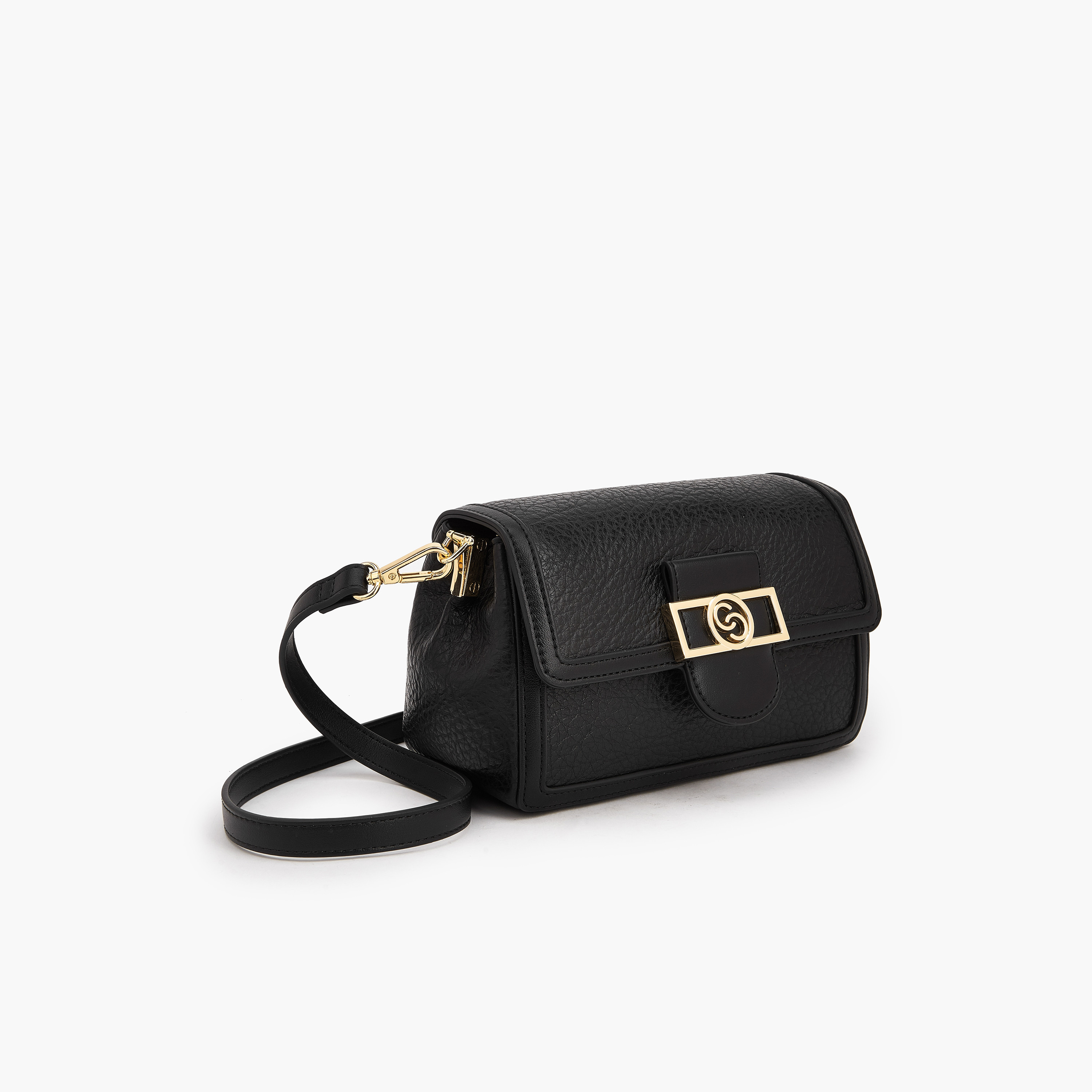 شنطة كروس بودي بارزة الملمس بزر إغلاق من سيليست-women-bagsandwallets-handbags-image-4