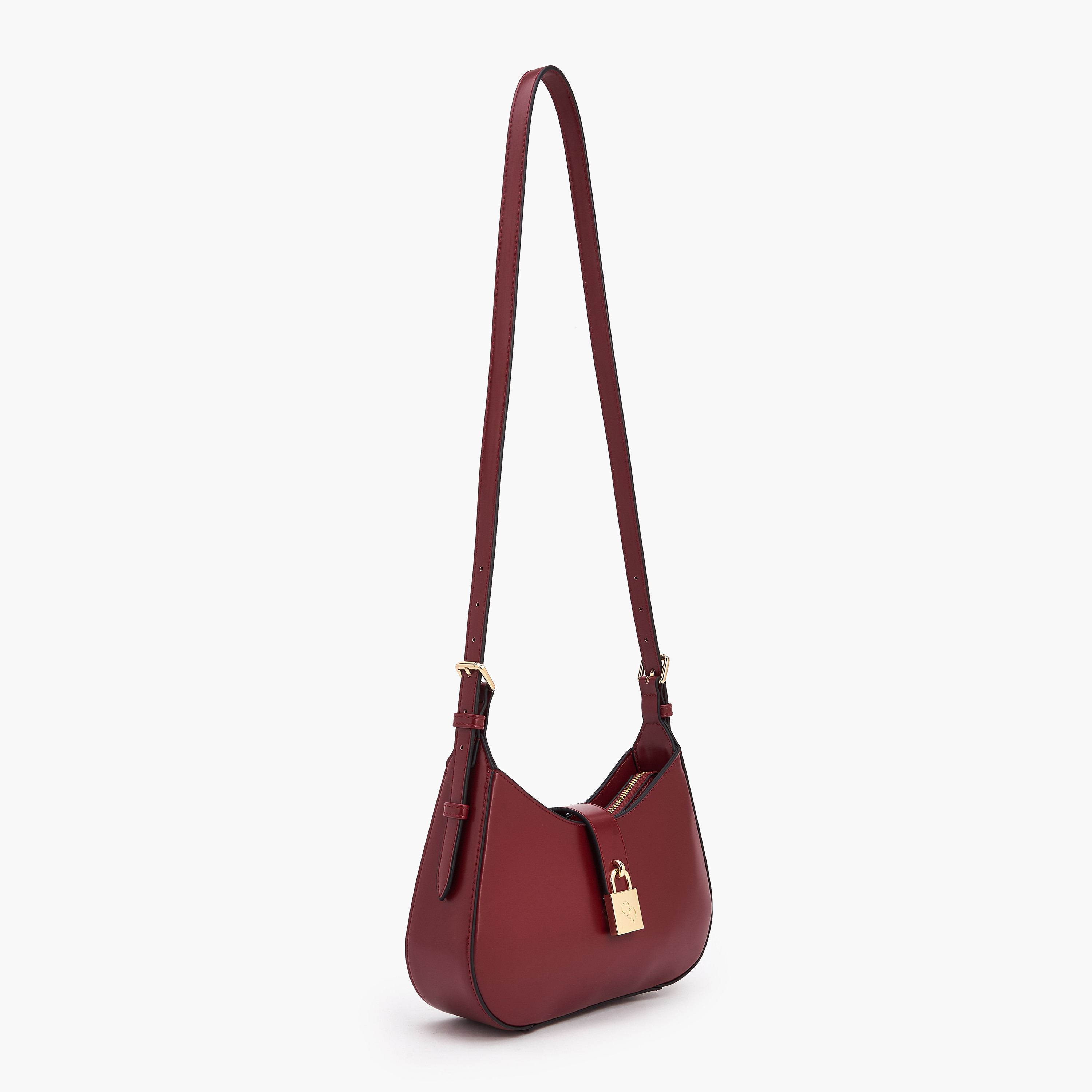 شنطة كتف سادة بمقبض قابل للتعديل من سيليست-women-bagsandwallets-handbags-image-3