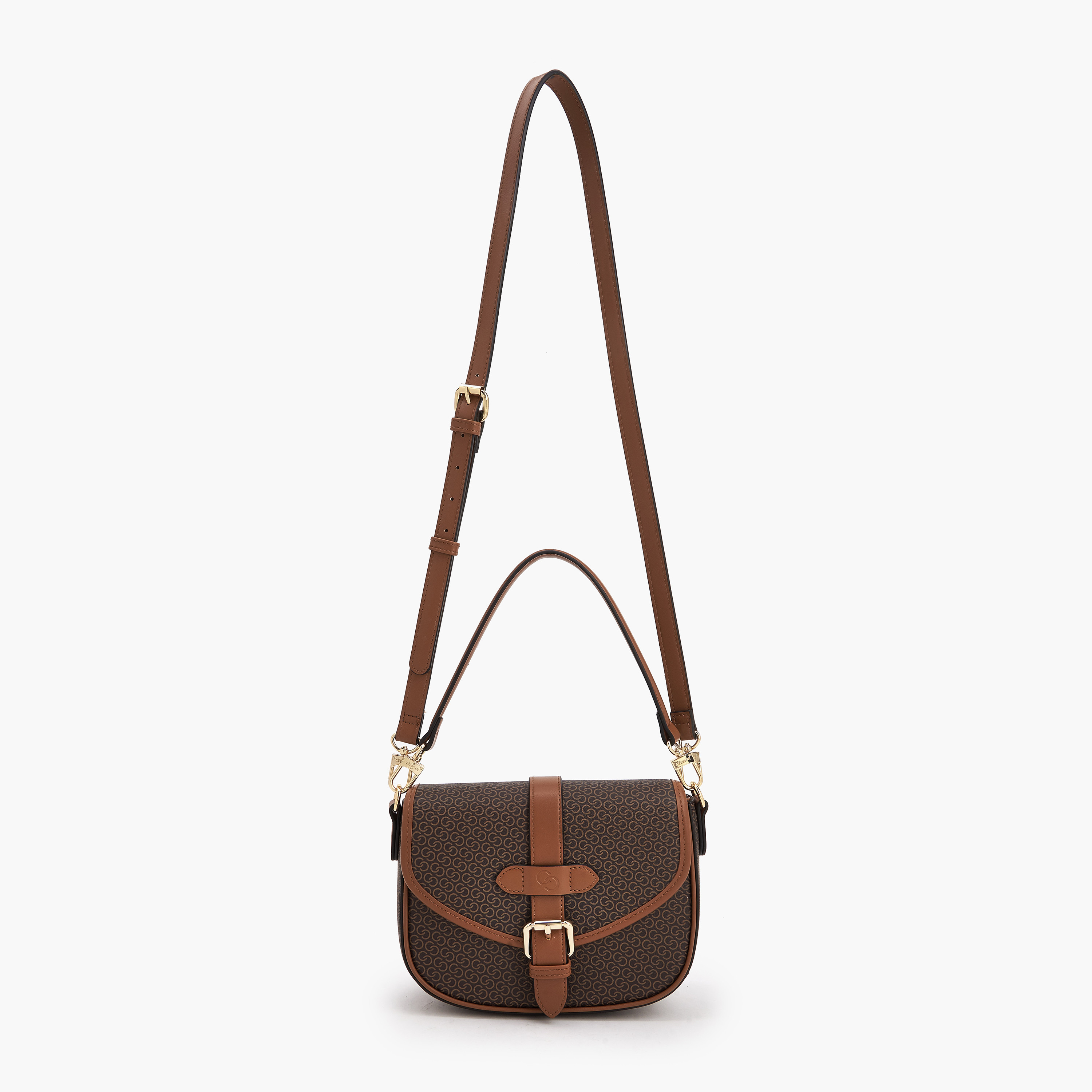 Celeste Monogram Print Crossbody Bag with Button Closure-women-bagsandwallets-handbags-image-3