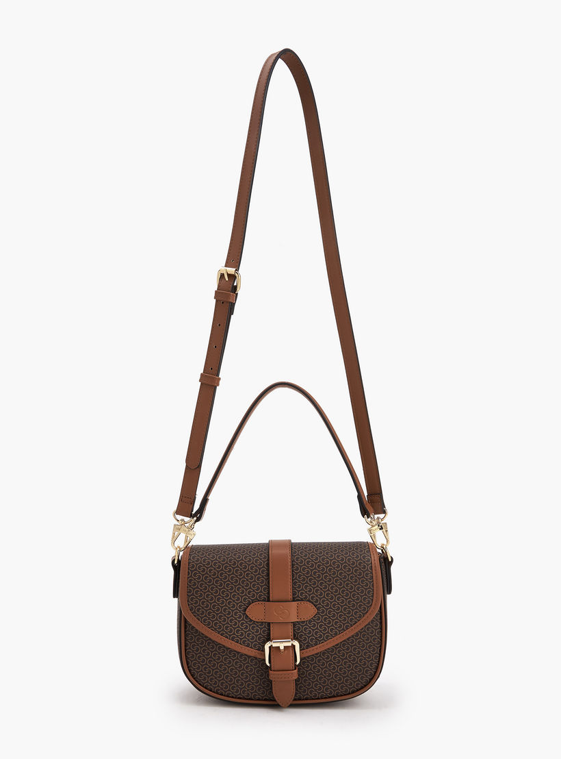 Celeste Monogram Print Crossbody Bag with Button Closure-women-bagsandwallets-handbags-image-3