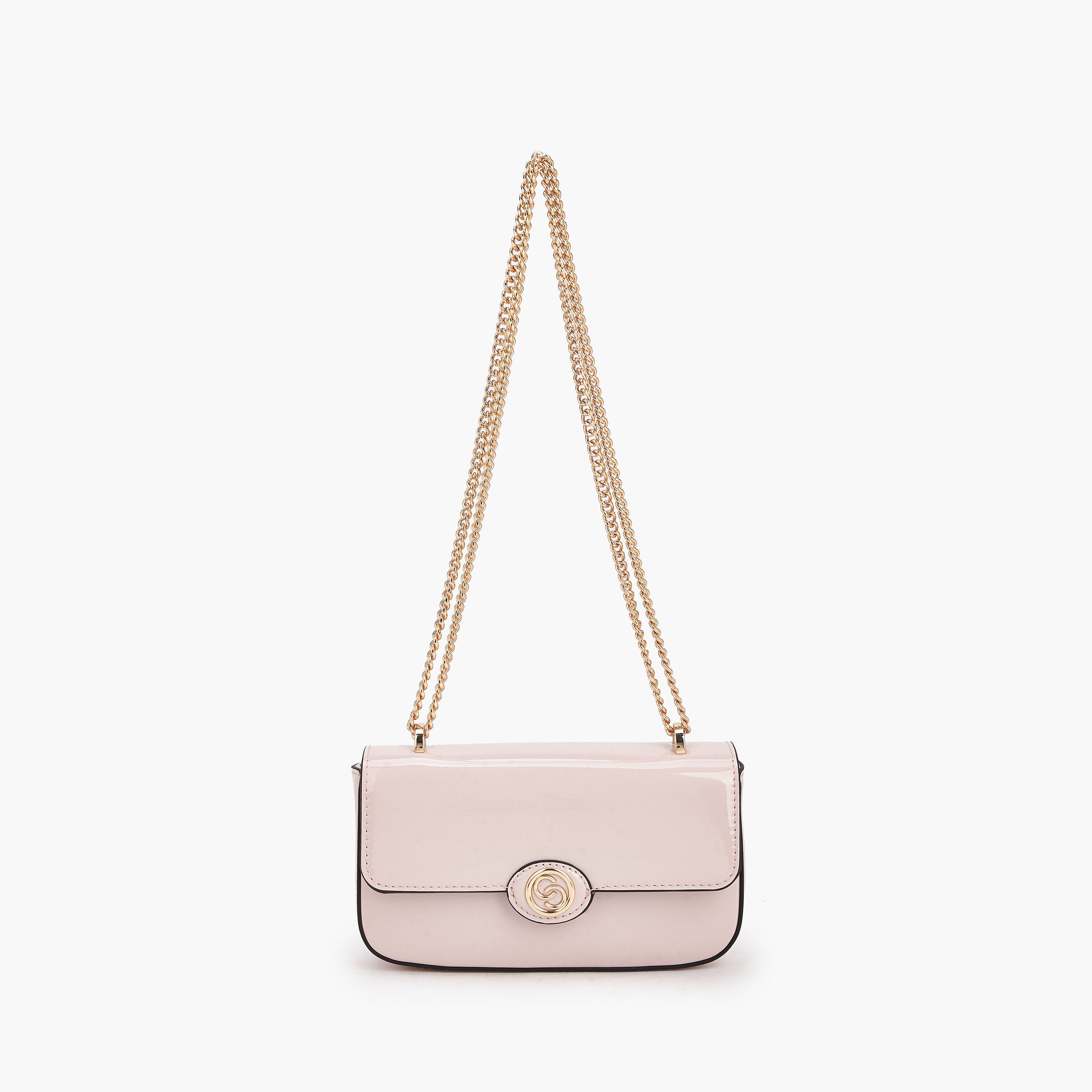 شنطة كروس بودي سادة بحزام سلسلة من سيليست-women-bagsandwallets-handbags-image-1