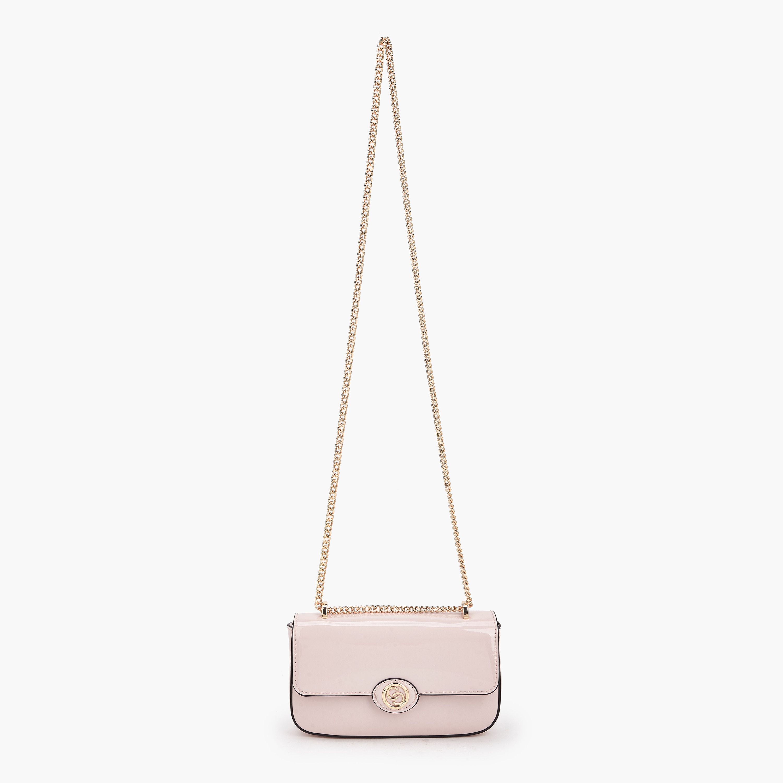 شنطة كروس بودي سادة بحزام سلسلة من سيليست-women-bagsandwallets-handbags-image-3