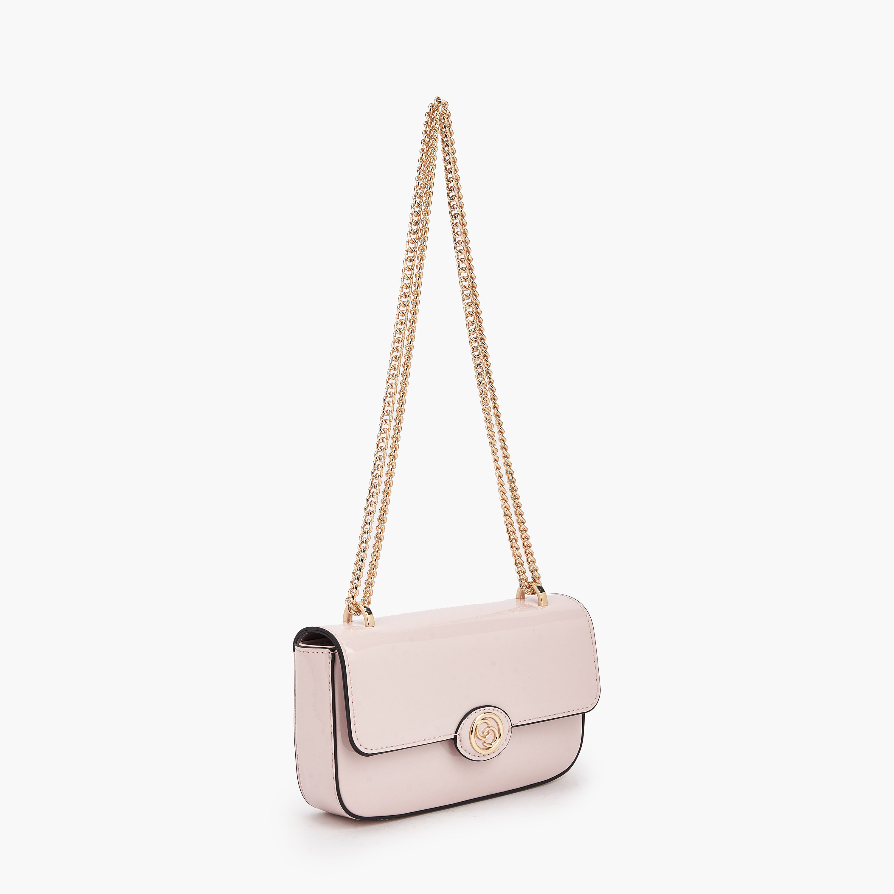 شنطة كروس بودي سادة بحزام سلسلة من سيليست-women-bagsandwallets-handbags-image-4