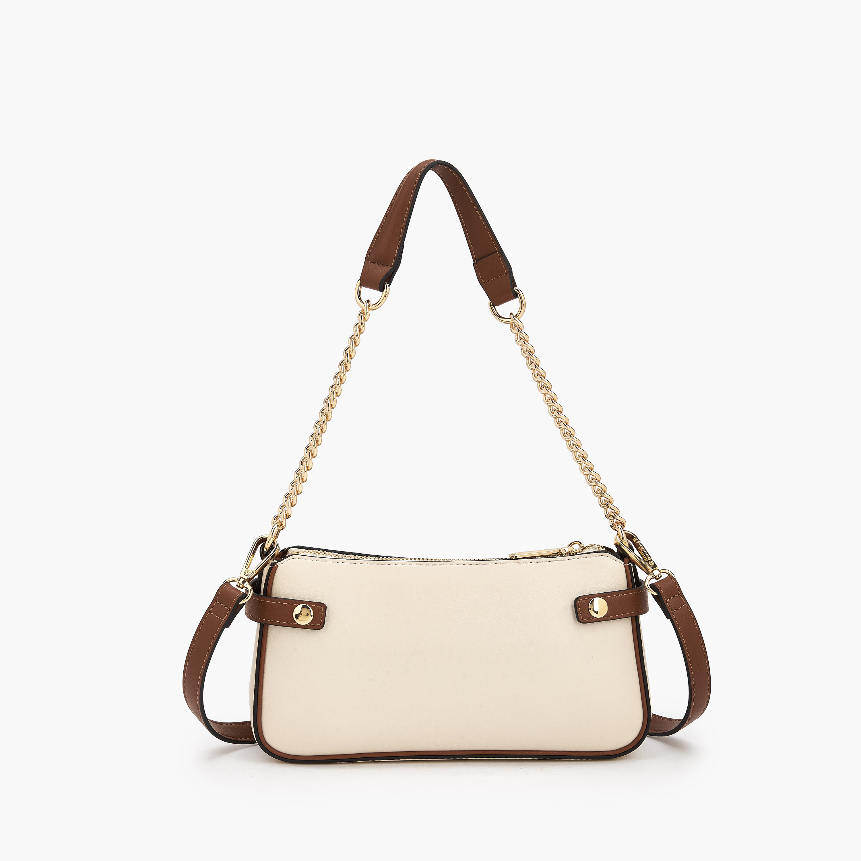 شنطة كتف بسحاب إغلاق وتطريز مونوجرام من سيليست-women-bagsandwallets-handbags-image-14