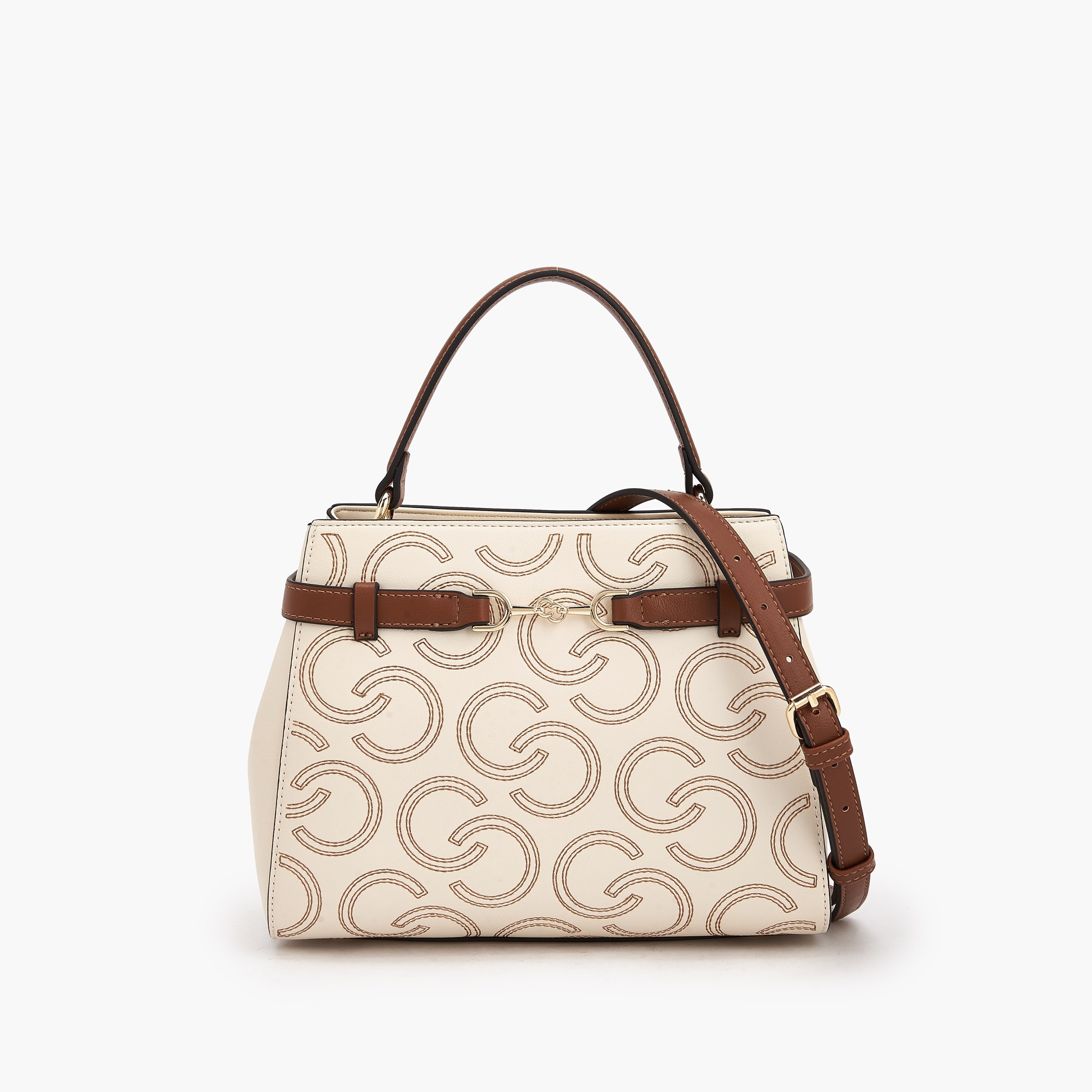شنطة توتي بتطريز مونوجرام وحزام قابل للتعديل من سيليست-women-bagsandwallets-handbags-image-1