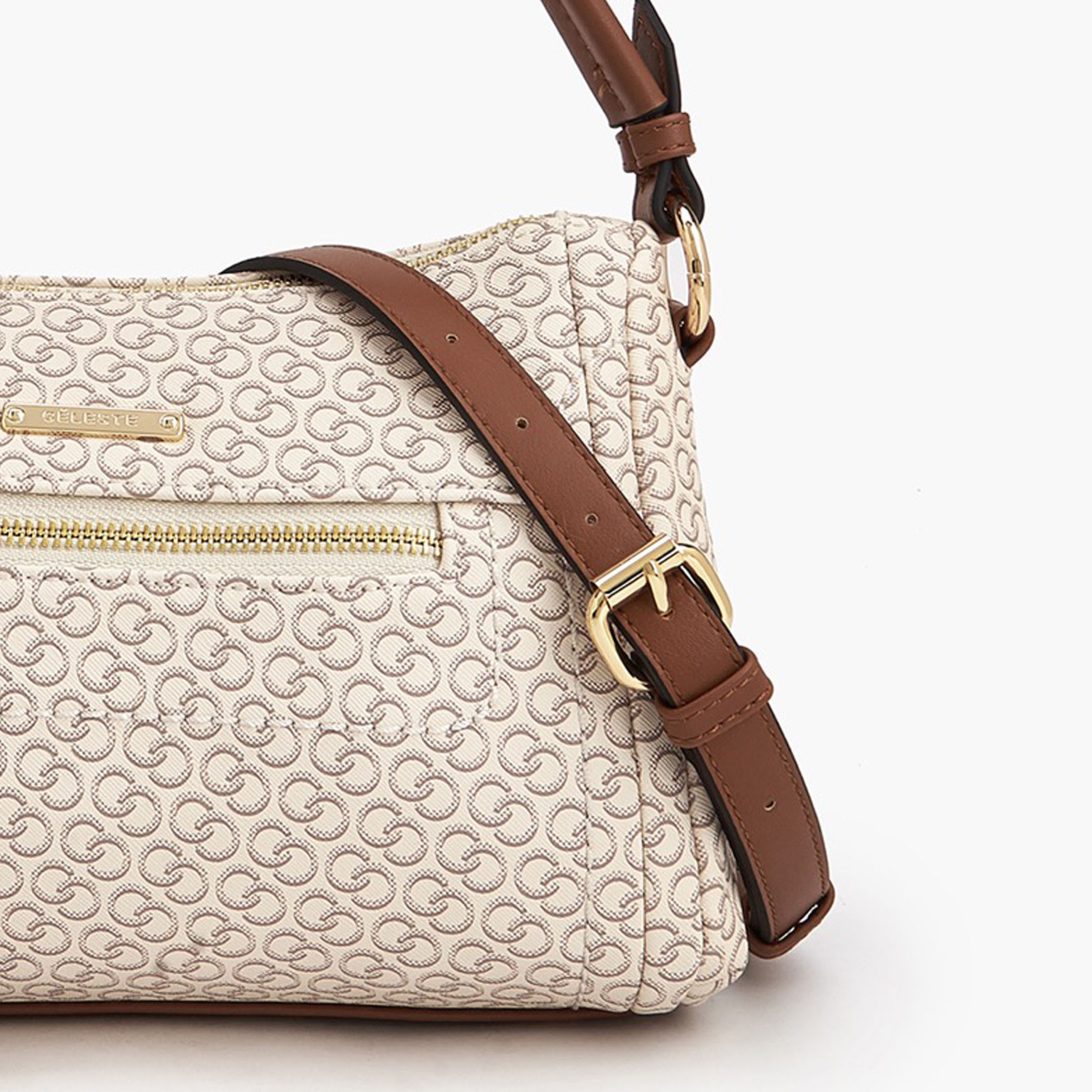 شنطة كتف بارزة الملمس مع شنطة صغيرة من سيليست-women-bagsandwallets-handbags-image-8