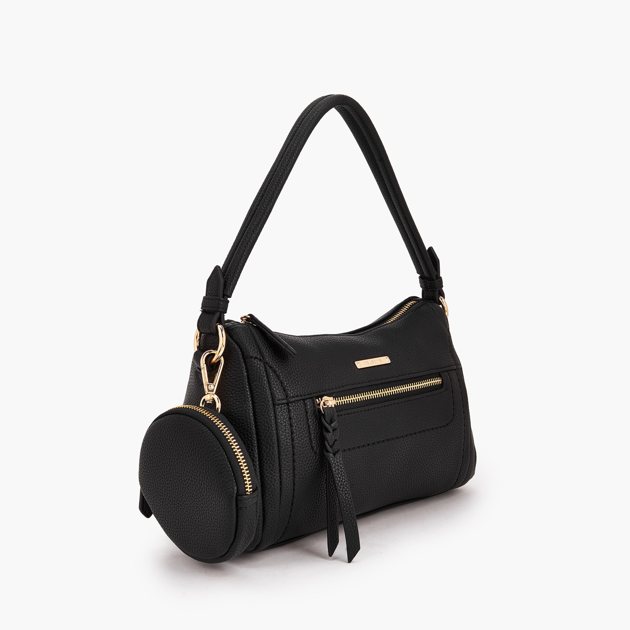 Celeste Textured Shoulder Bag with Pouch-women-bagsandwallets-handbags-image-5