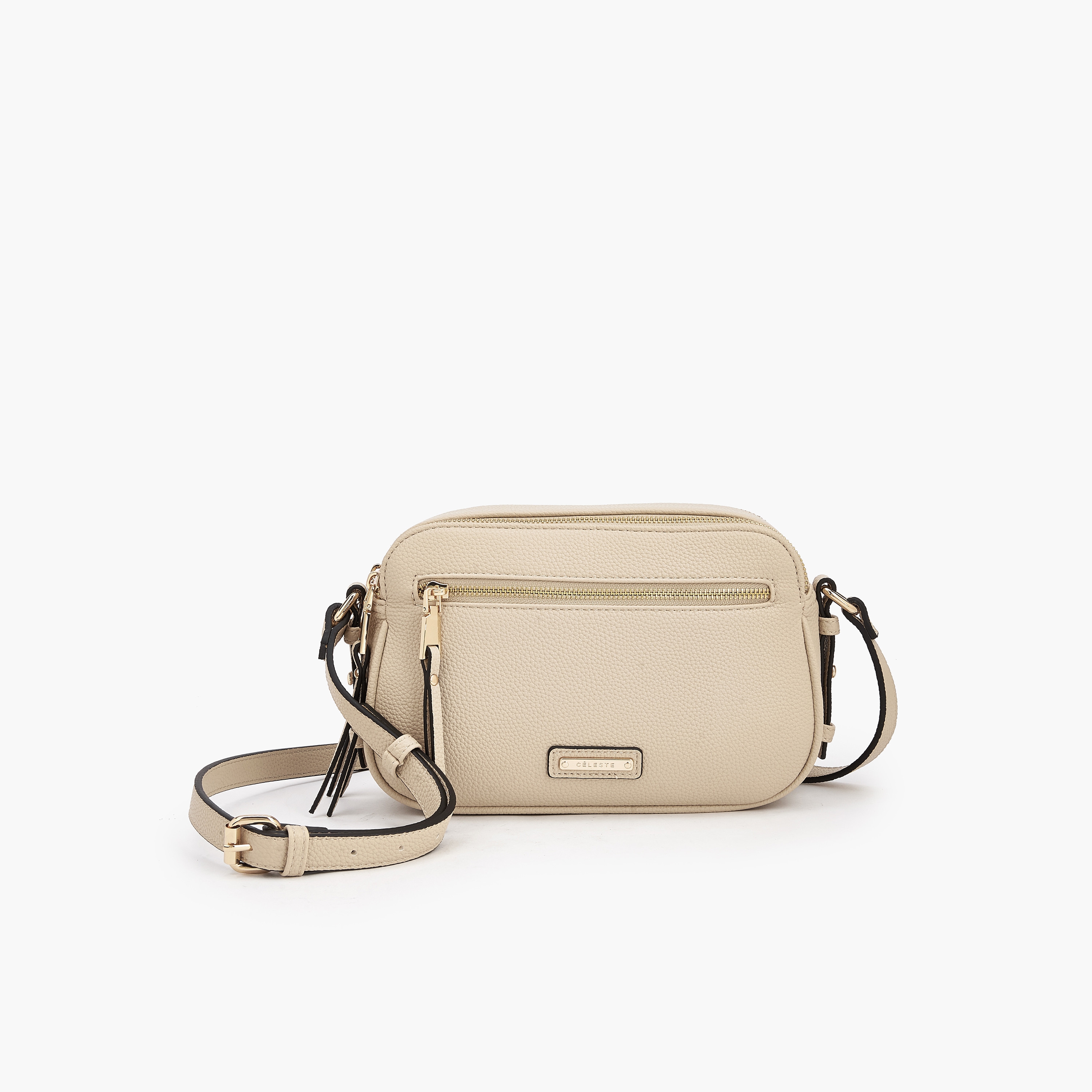 شنطة كروس بودي بارزة الملمس وحزام قابل للتعديل من سيليست-women-bagsandwallets-handbags-image-1