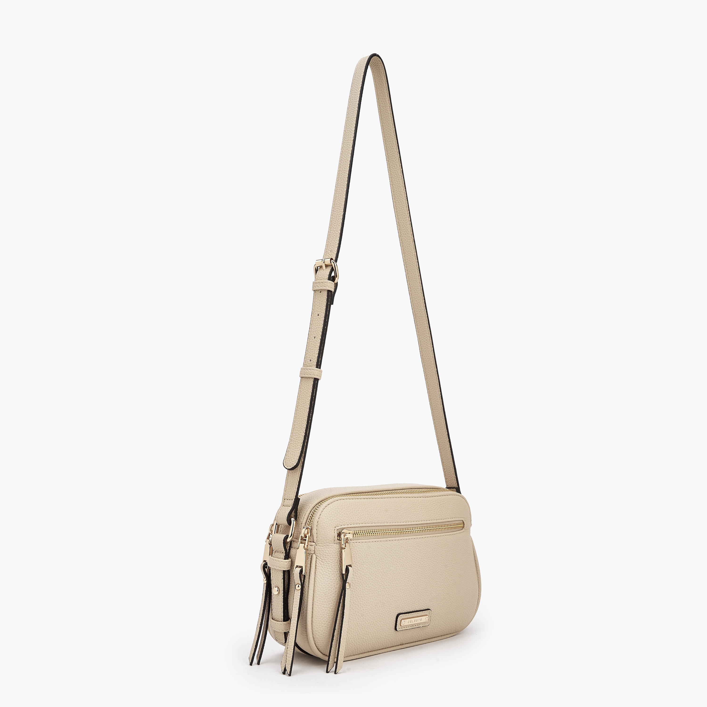 شنطة كروس بودي بارزة الملمس وحزام قابل للتعديل من سيليست-women-bagsandwallets-handbags-image-3
