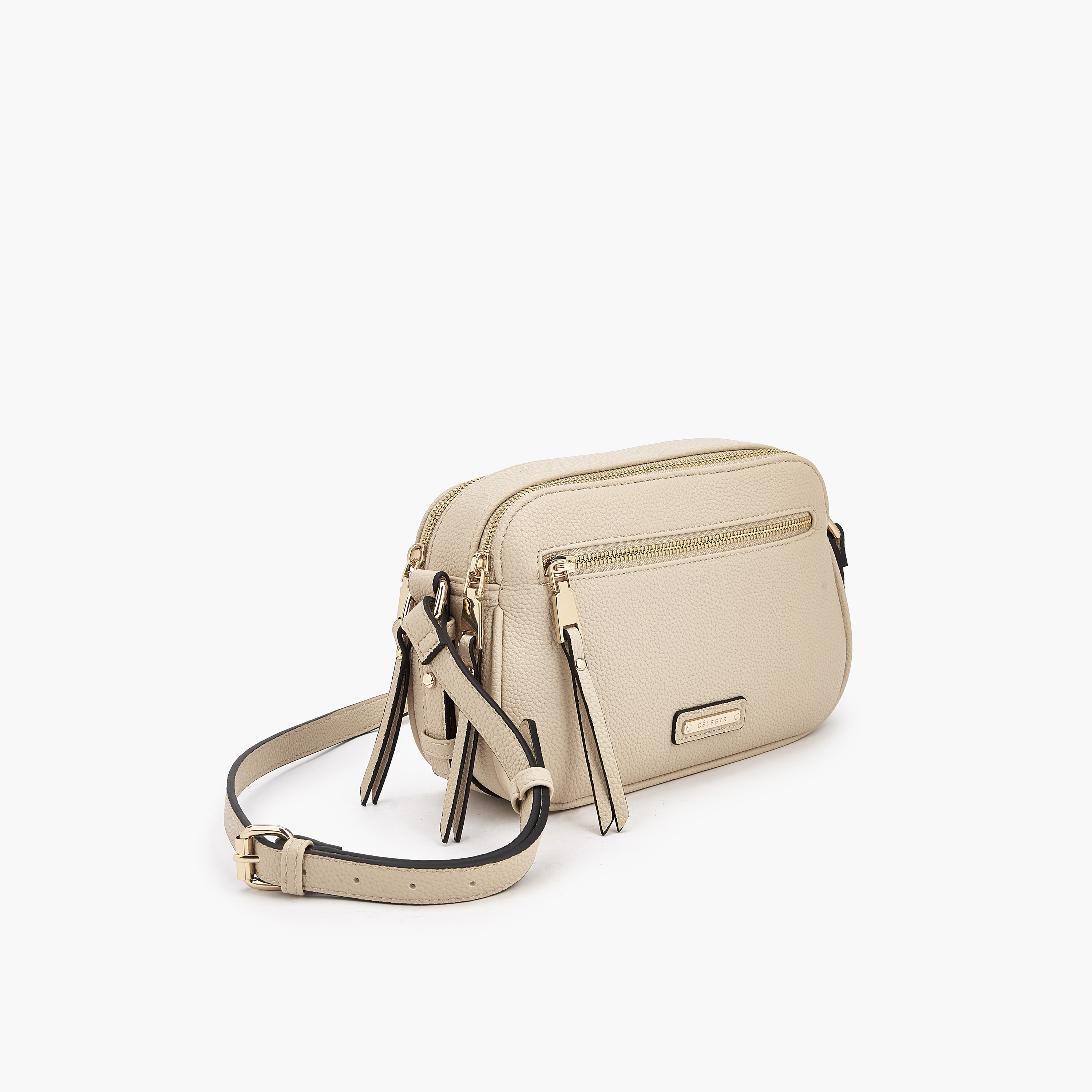 شنطة كروس بودي بارزة الملمس وحزام قابل للتعديل من سيليست-women-bagsandwallets-handbags-image-4