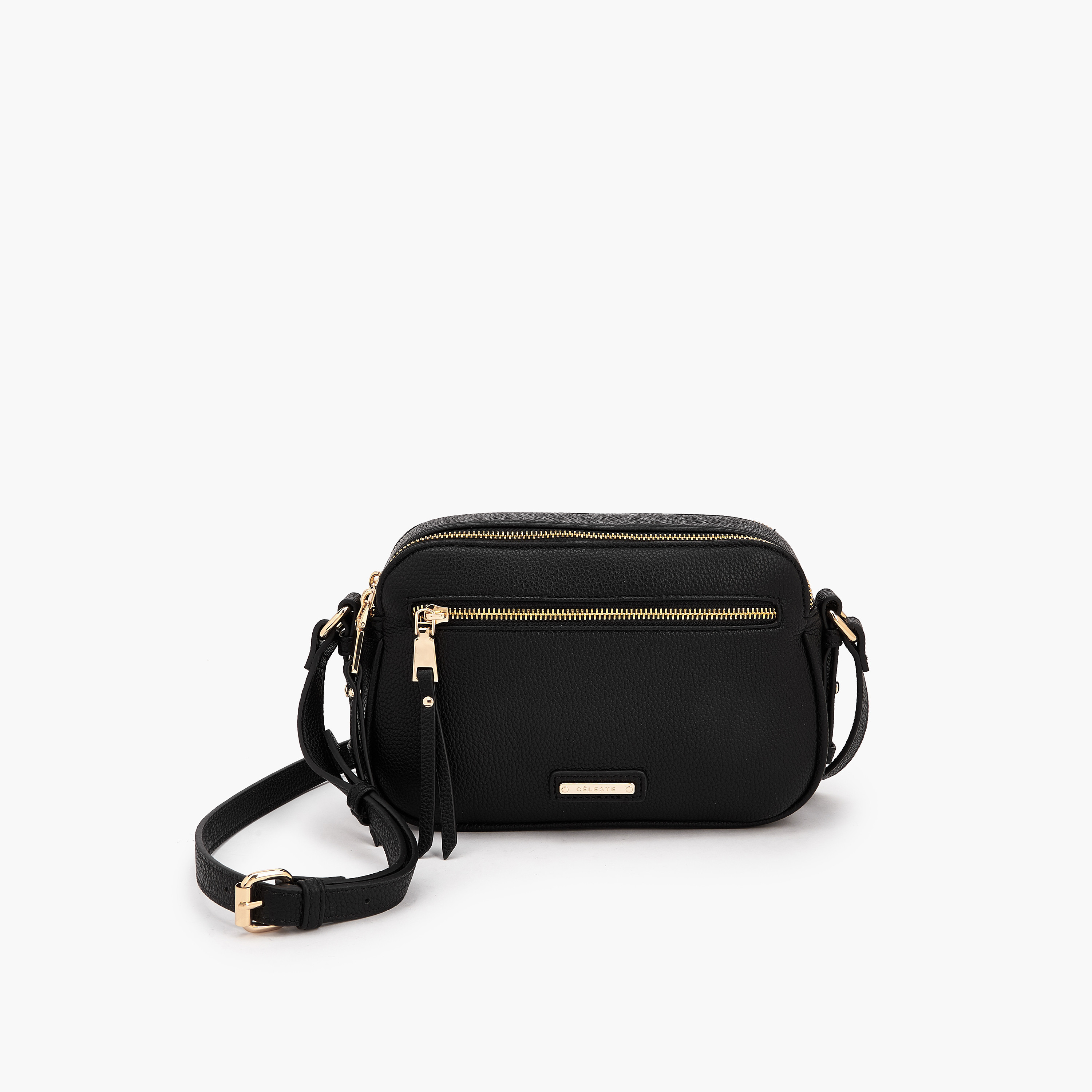 شنطة كروس بودي بارزة الملمس وحزام قابل للتعديل من سيليست-women-bagsandwallets-handbags-image-1
