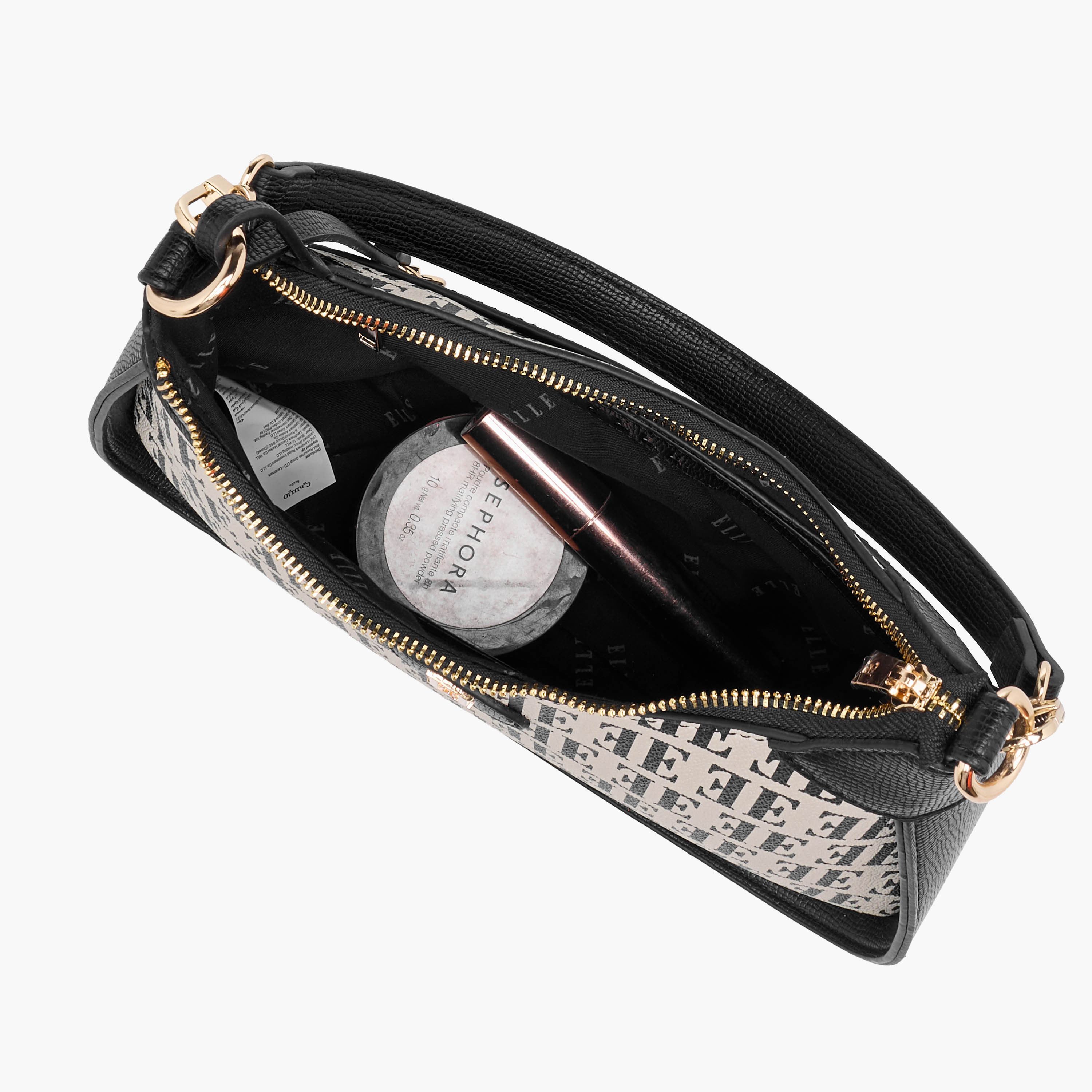 شنطة كتف بحزام قابل للفصل وطبعات مونوجرام من إيل-women-bagsandwallets-handbags-image-10