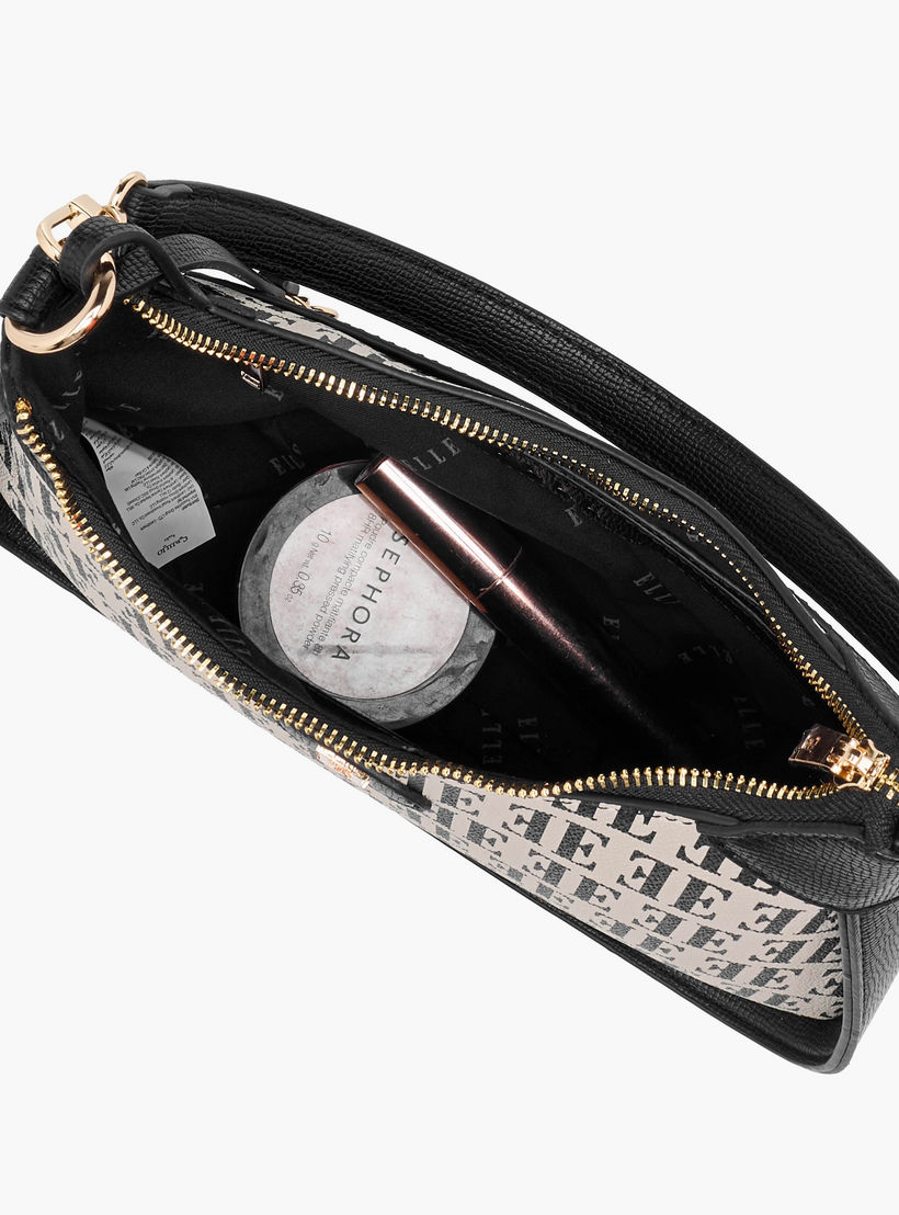 شنطة كتف بحزام قابل للفصل وطبعات مونوجرام من إيل-women-bagsandwallets-handbags-image-10