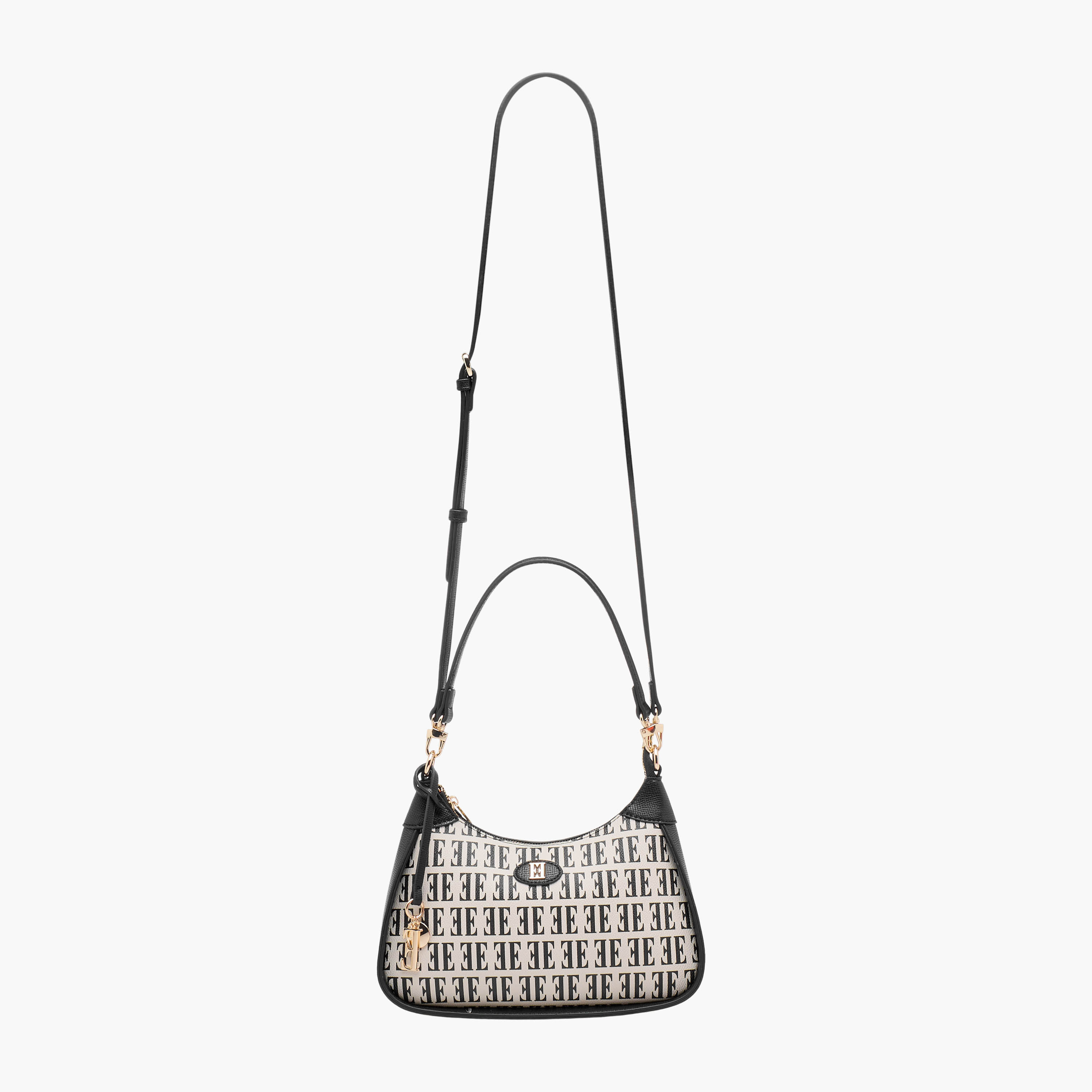 شنطة كتف بحزام قابل للفصل وطبعات مونوجرام من إيل-women-bagsandwallets-handbags-image-4