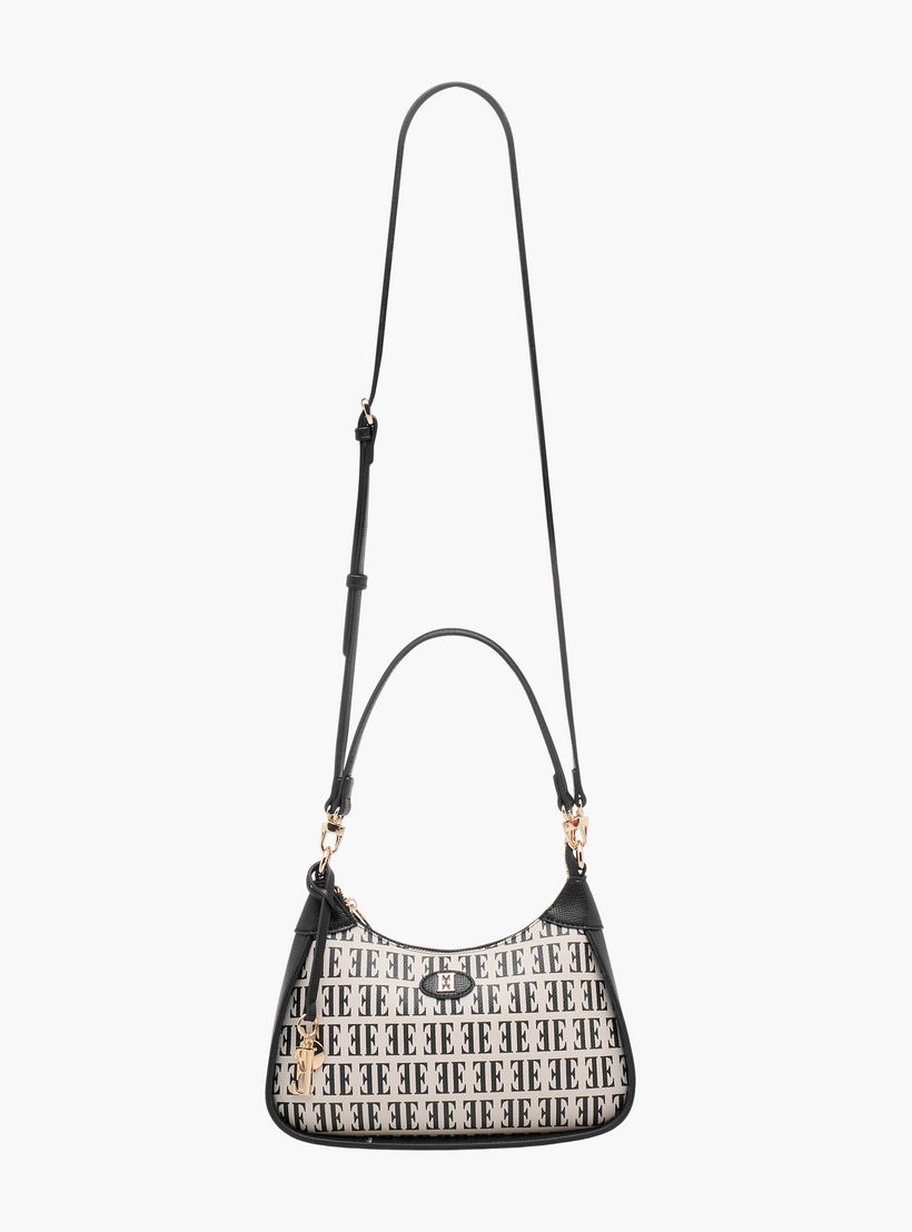 شنطة كتف بحزام قابل للفصل وطبعات مونوجرام من إيل-women-bagsandwallets-handbags-image-4