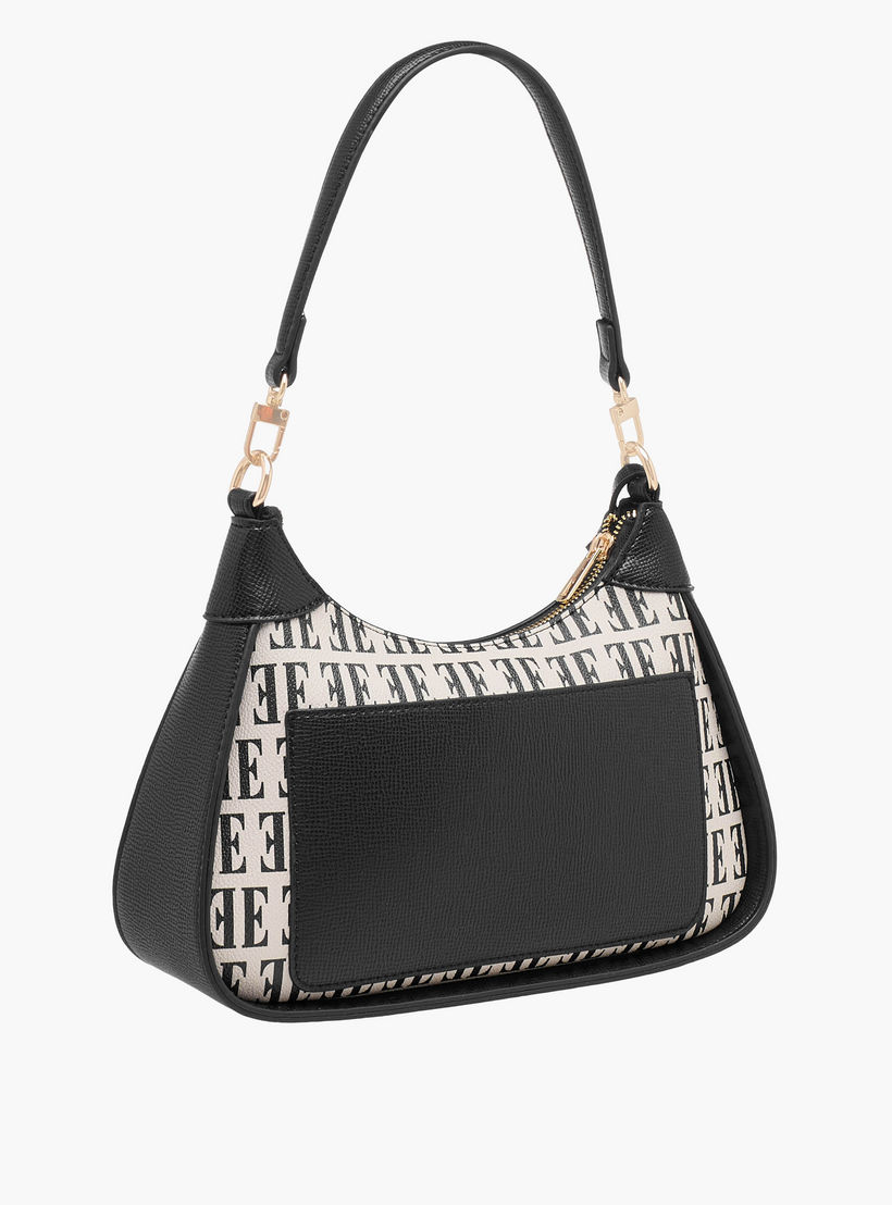 شنطة كتف بحزام قابل للفصل وطبعات مونوجرام من إيل-women-bagsandwallets-handbags-image-5