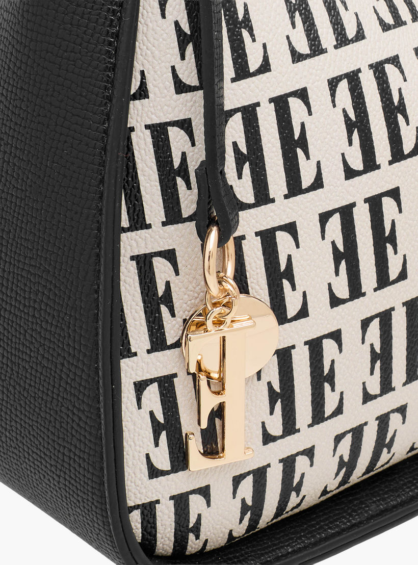 شنطة كتف بحزام قابل للفصل وطبعات مونوجرام من إيل-women-bagsandwallets-handbags-image-6