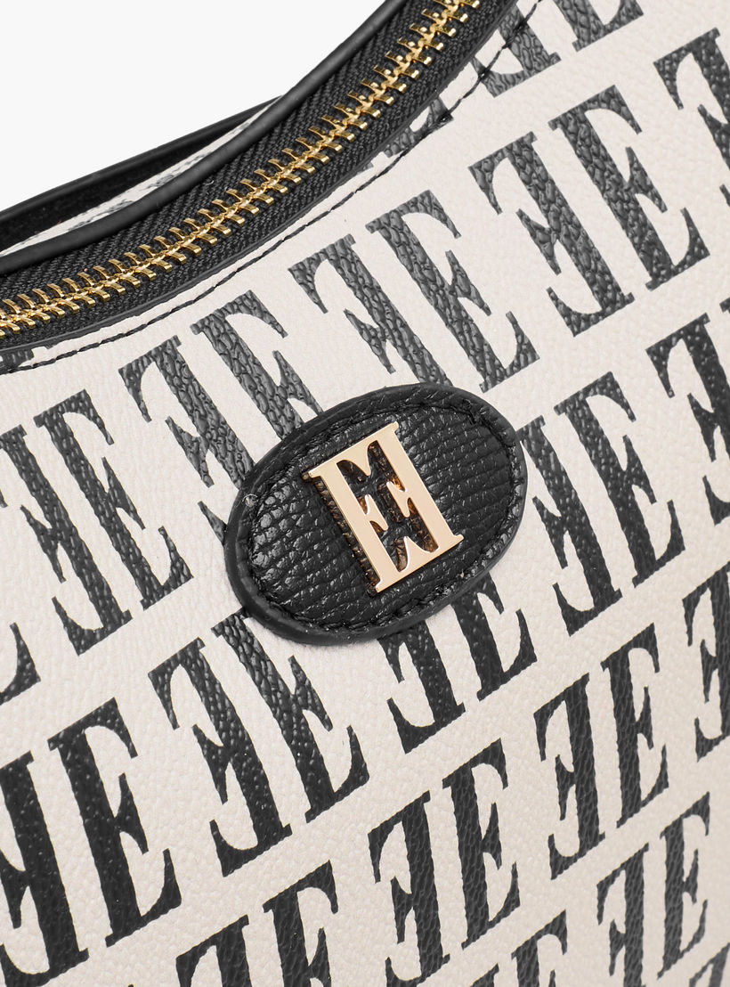 شنطة كتف بحزام قابل للفصل وطبعات مونوجرام من إيل-women-bagsandwallets-handbags-image-7