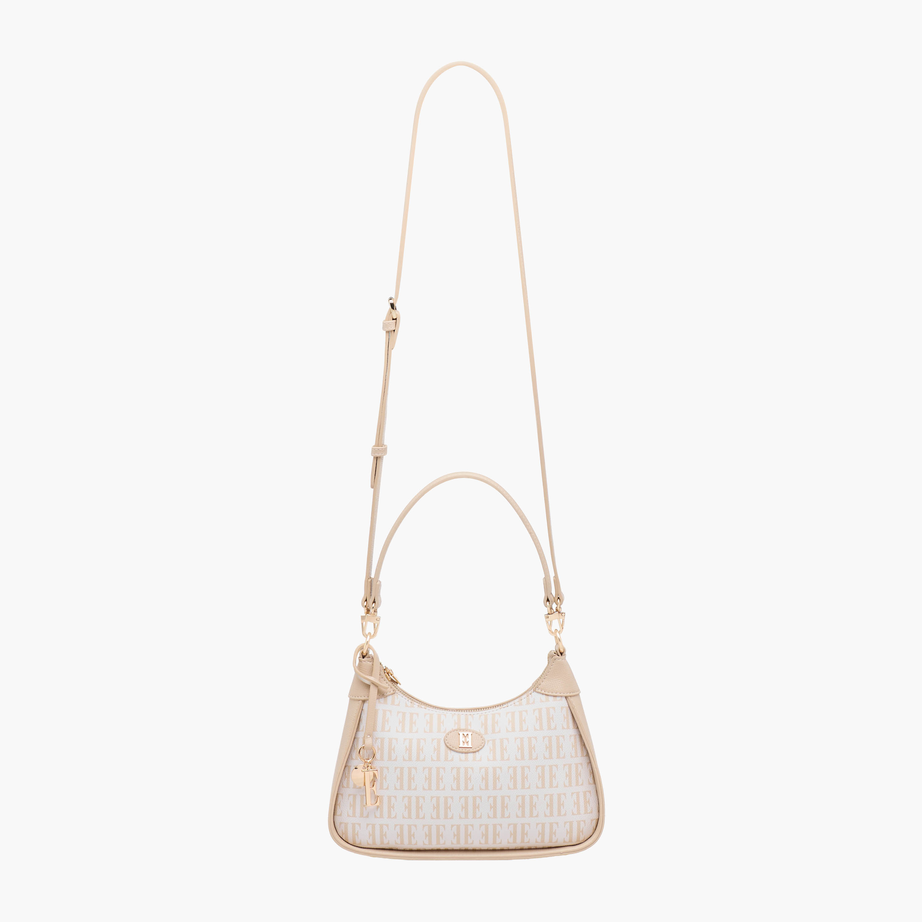 شنطة كتف بحزام قابل للفصل وطبعات مونوجرام من إيل-women-bagsandwallets-handbags-image-4